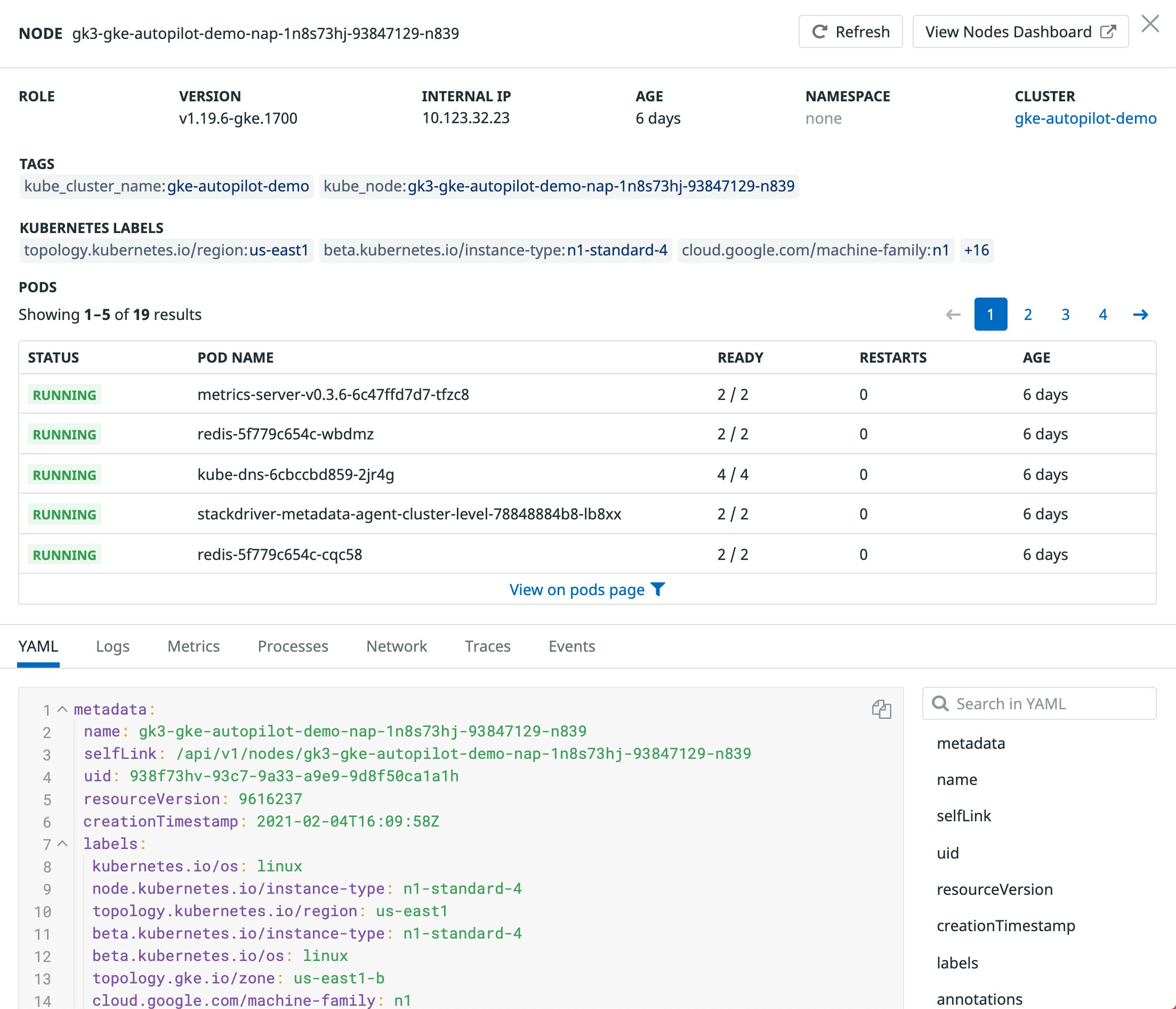 Live Containers lets you monitor the health and performance of your Autopilot nodes Live Containers lets you monitor the health and performance of your Autopilot nodes