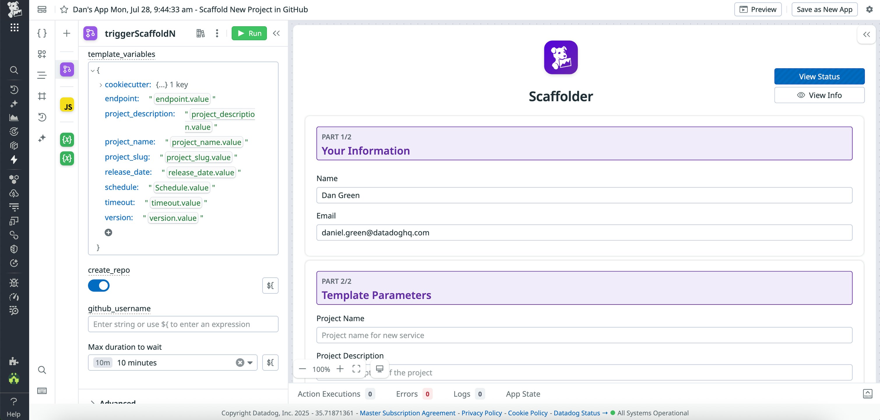 Building the App's templating logic Building the App's templating logic