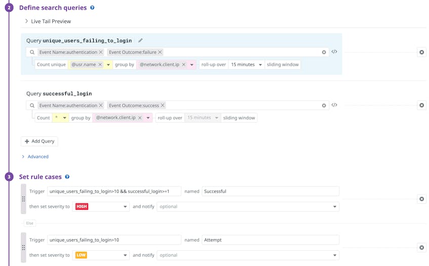 Detect credential stuffing attacks with Datadog