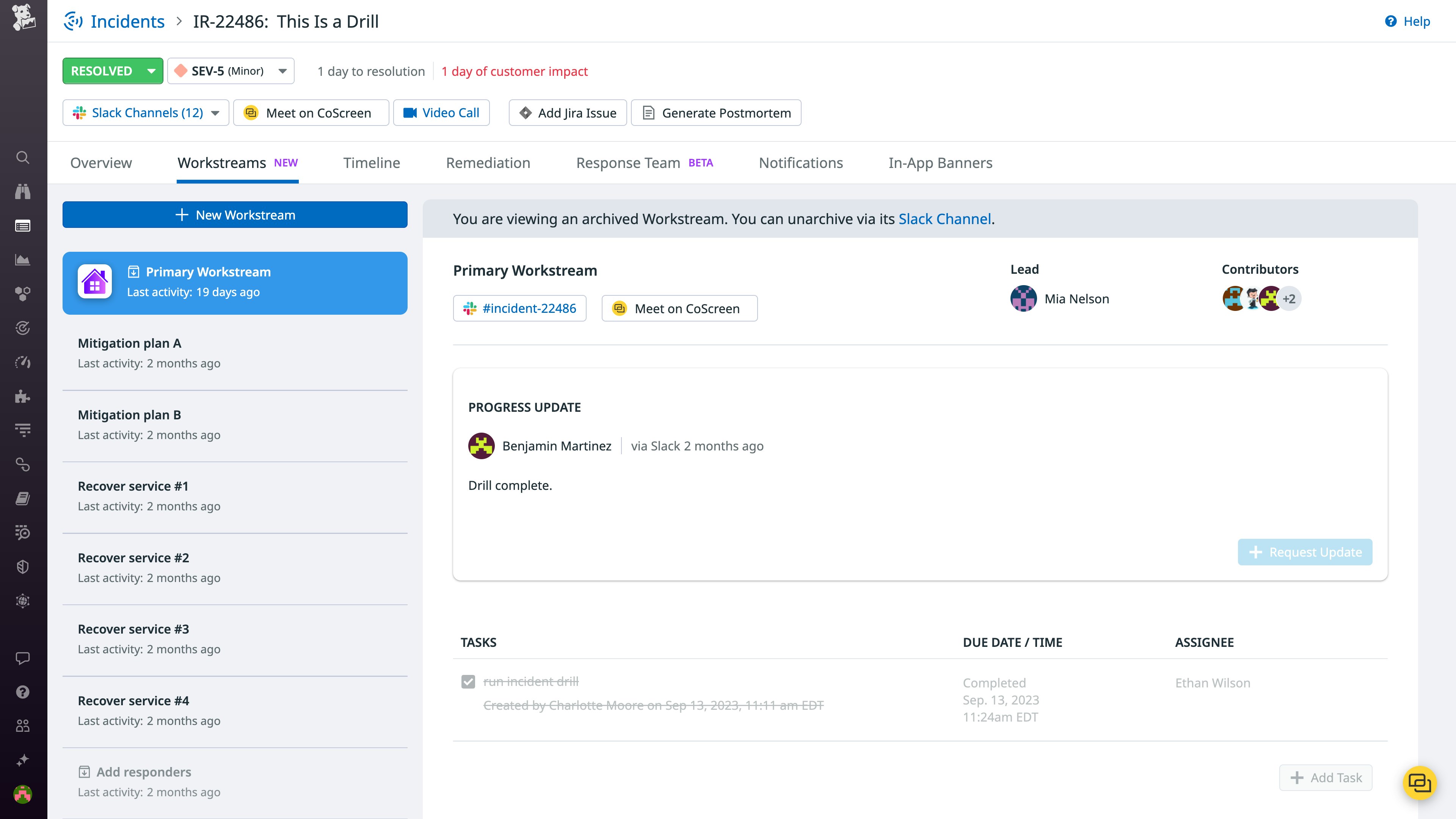 Concurrently assign tasks to different investigators without creating noise. Concurrently assign tasks to different investigators without creating noise.