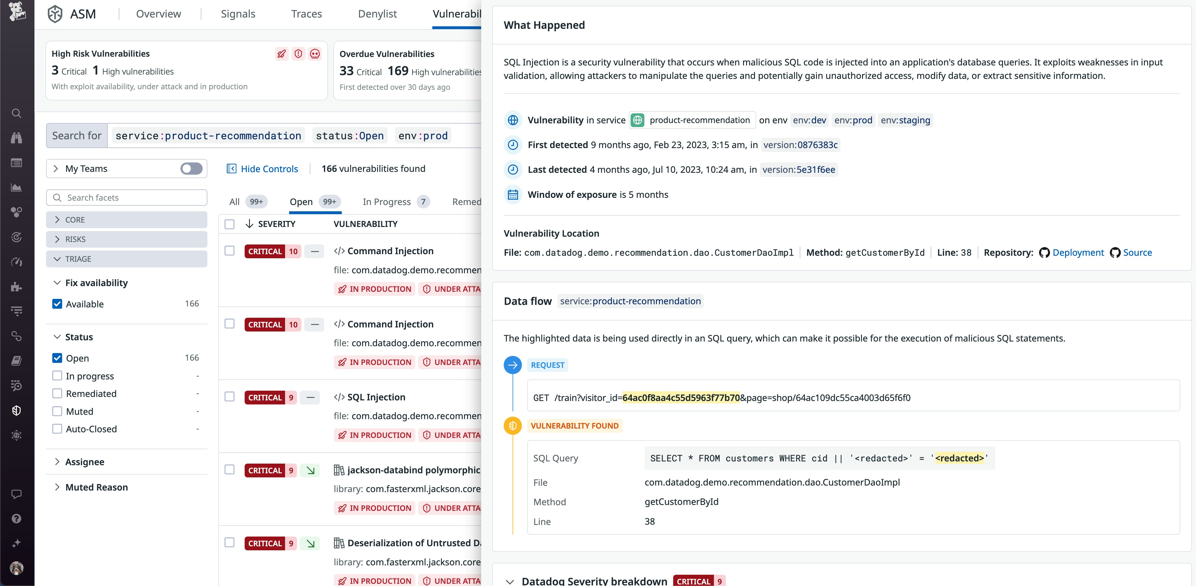 Datadog Code Security Datadog Code Security