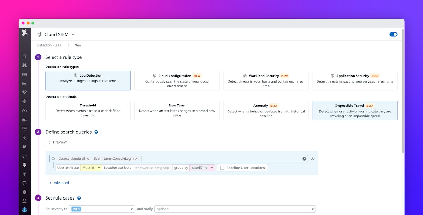 Detect suspicious login activity with impossible travel detection rules Detect suspicious login activity with impossible travel detection rules