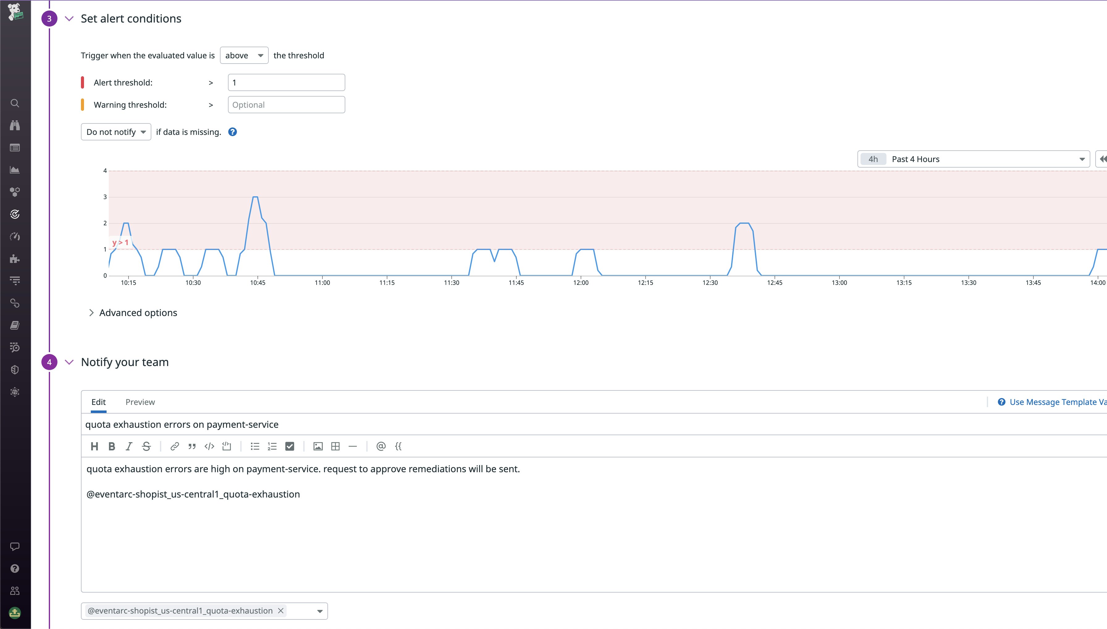 Configuring a monitor to trigger a GCP workflow using Eventarc Configuring a monitor to trigger a GCP workflow using Eventarc
