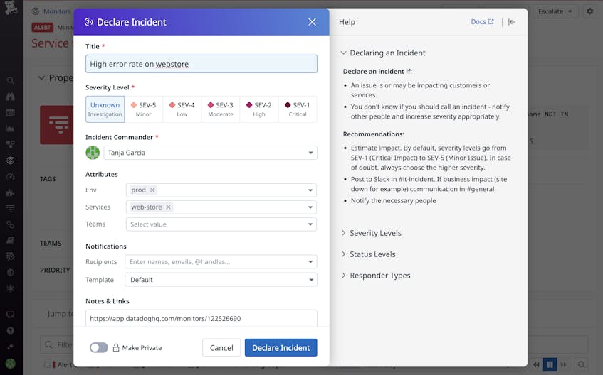 Reduce Time to Resolution With Datadog Incident Management | Datadog