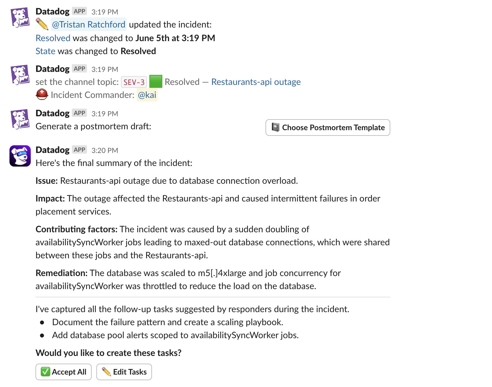 Bits AI SRE followup Bits AI SRE followup