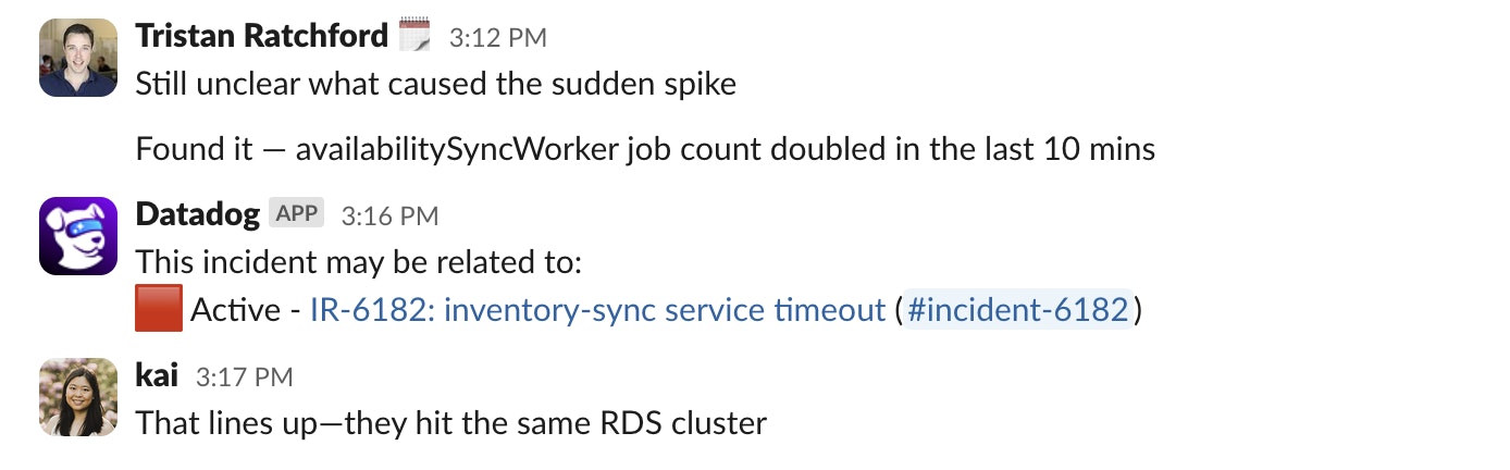 Related incident summary Related incident summary