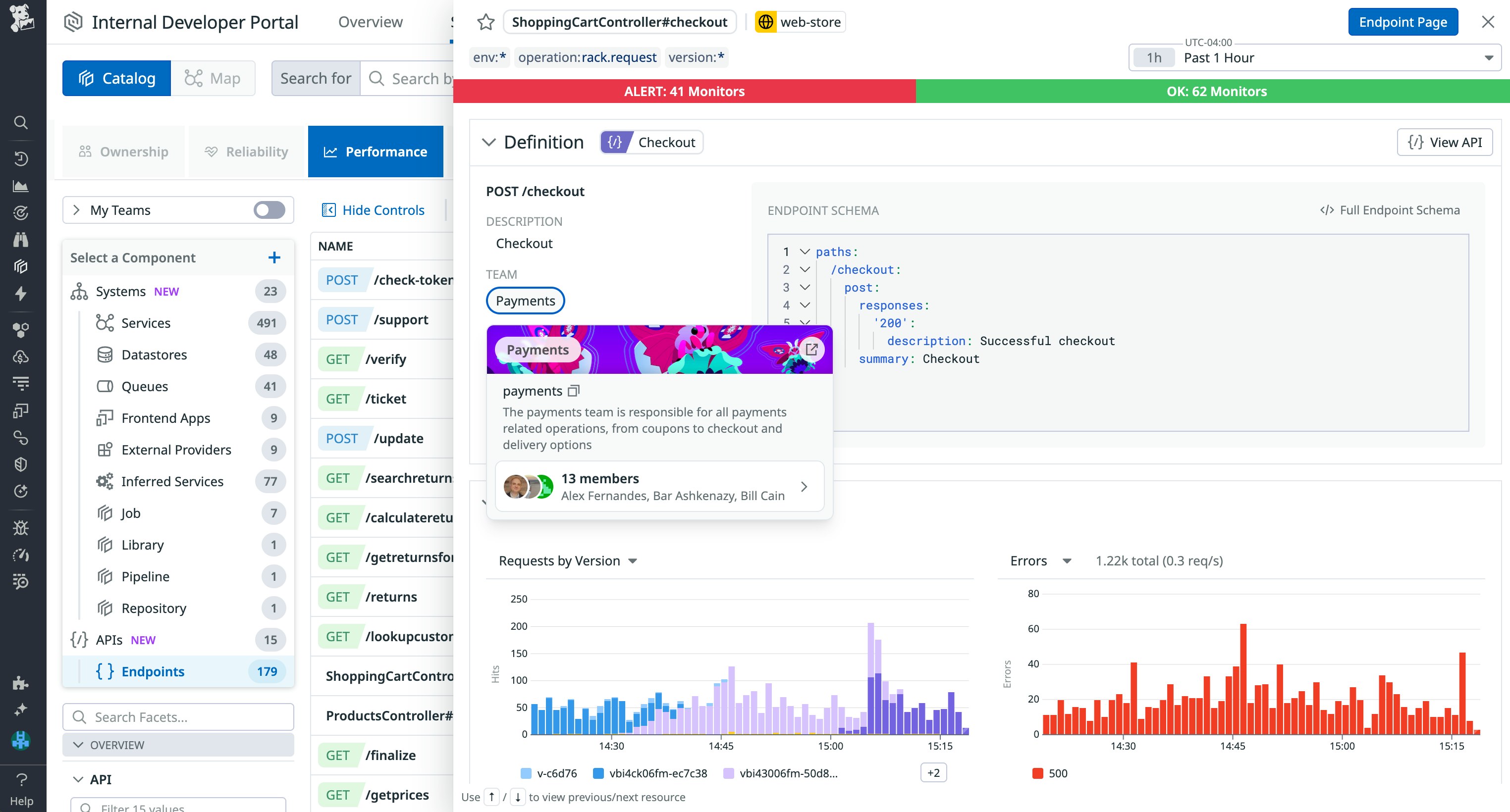 Manage your API endpoints within the Software Catalog. Manage your API endpoints within the Software Catalog.