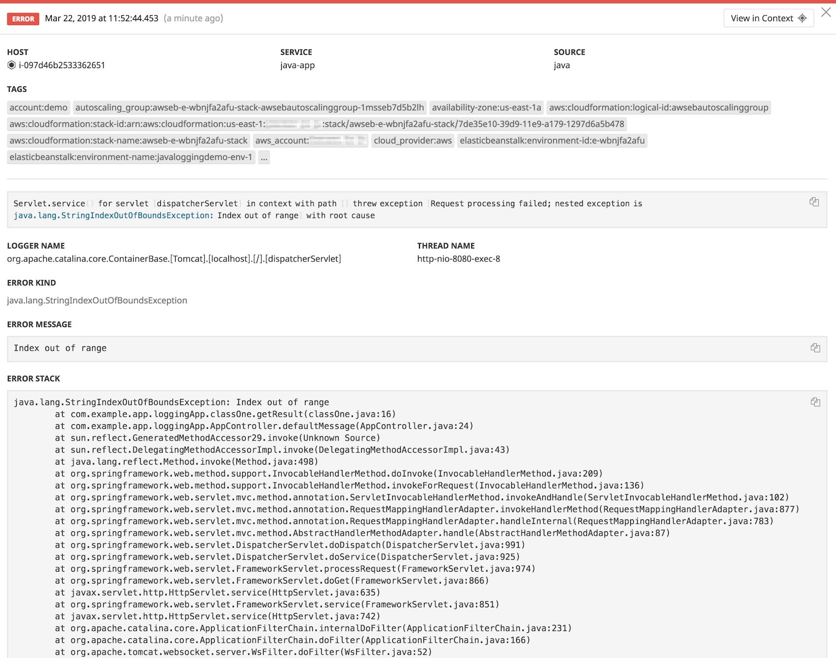 How to Collect, Customize, and Standardize Java Logs | Datadog
