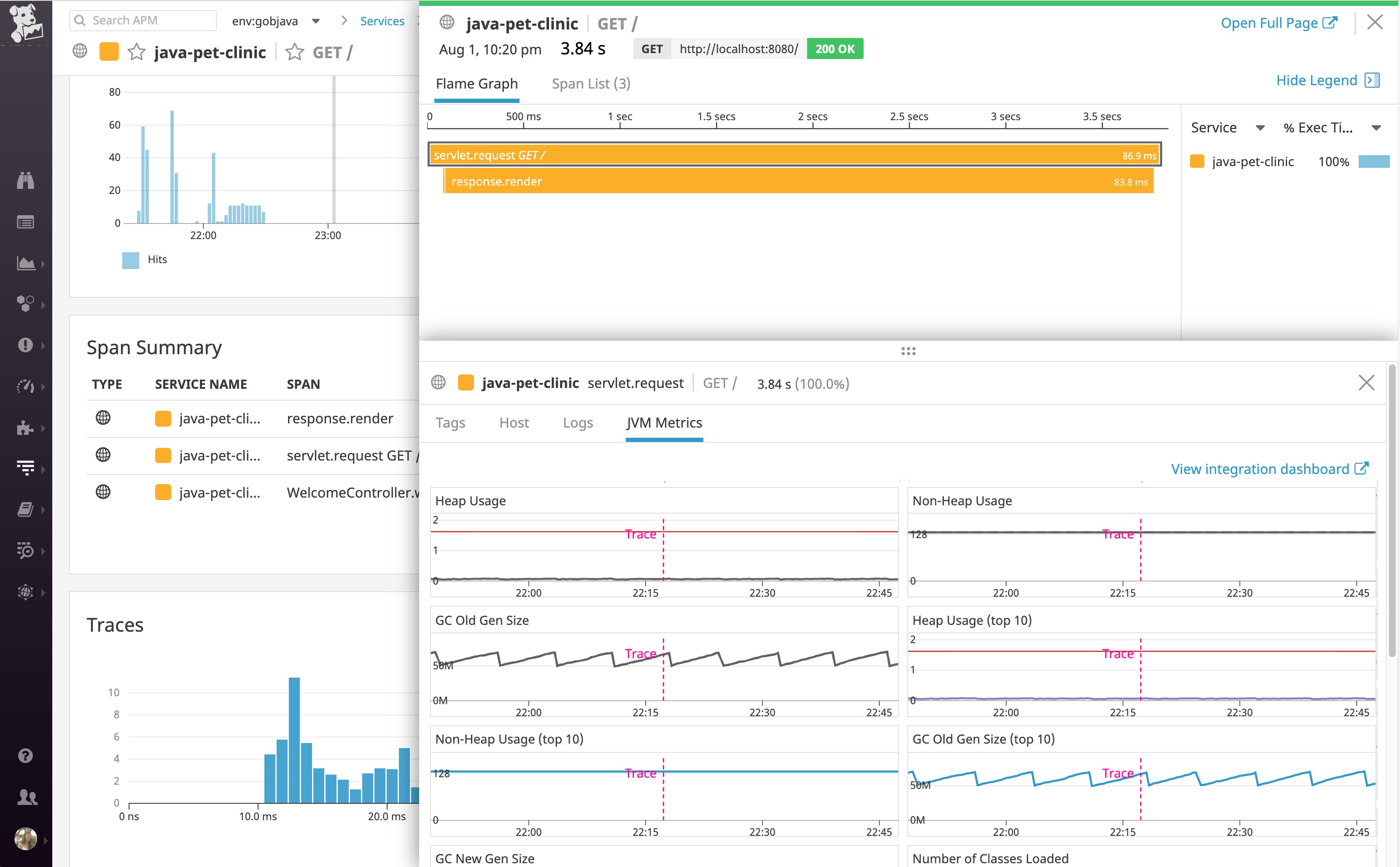 get visibility into java memory management and other runtime metrics in the trace view in datadog apm get visibility into java memory management and other runtime metrics in the trace view in datadog apm