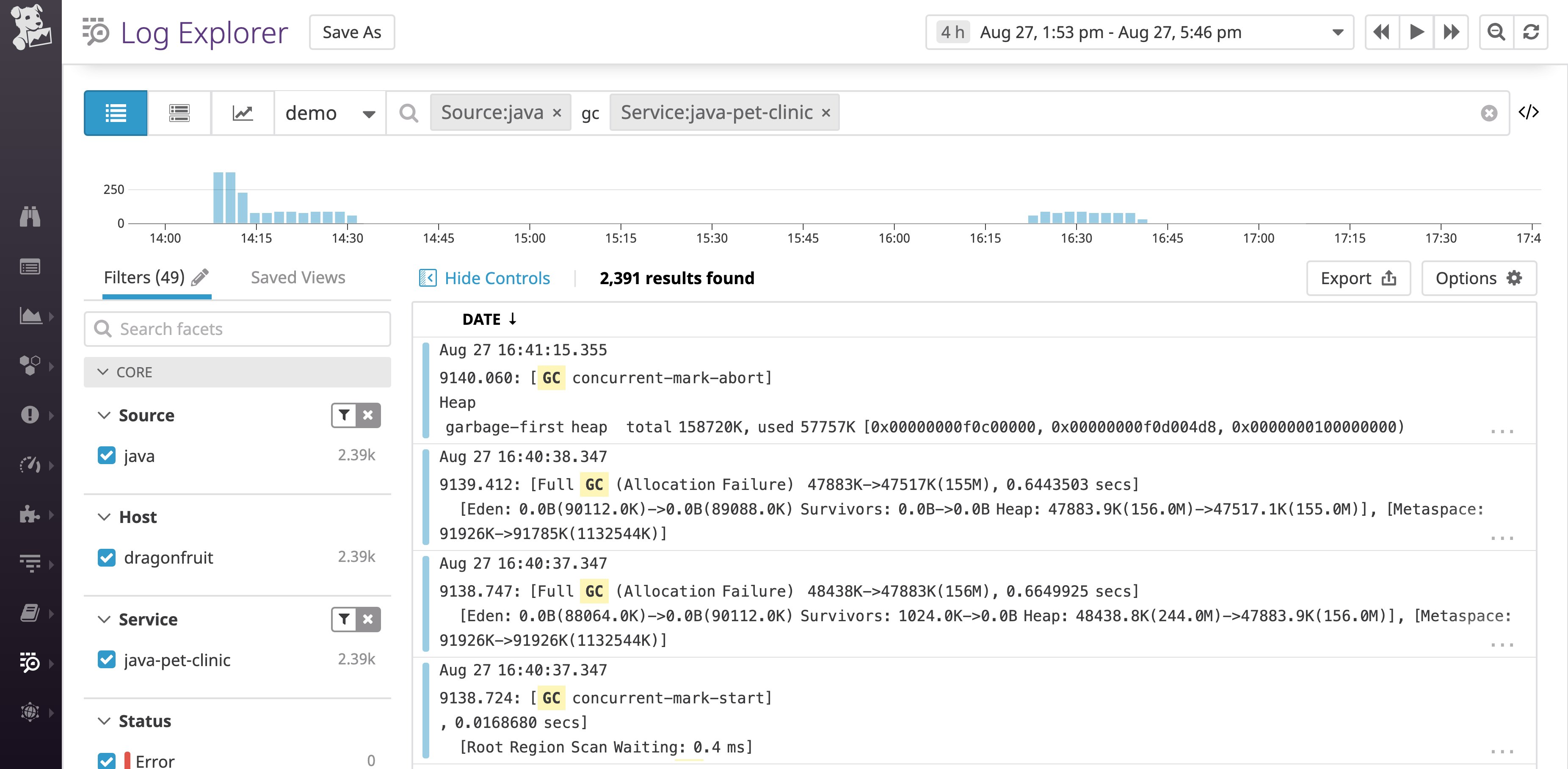monitor java memory management issues by collecting garbage collection logs. This log indicates that the collector was forced to abandon the marking cycle to run a full Java garbage collection. monitor java memory management issues by collecting garbage collection logs. This log indicates that the collector was forced to abandon the marking cycle to run a full Java garbage collection.