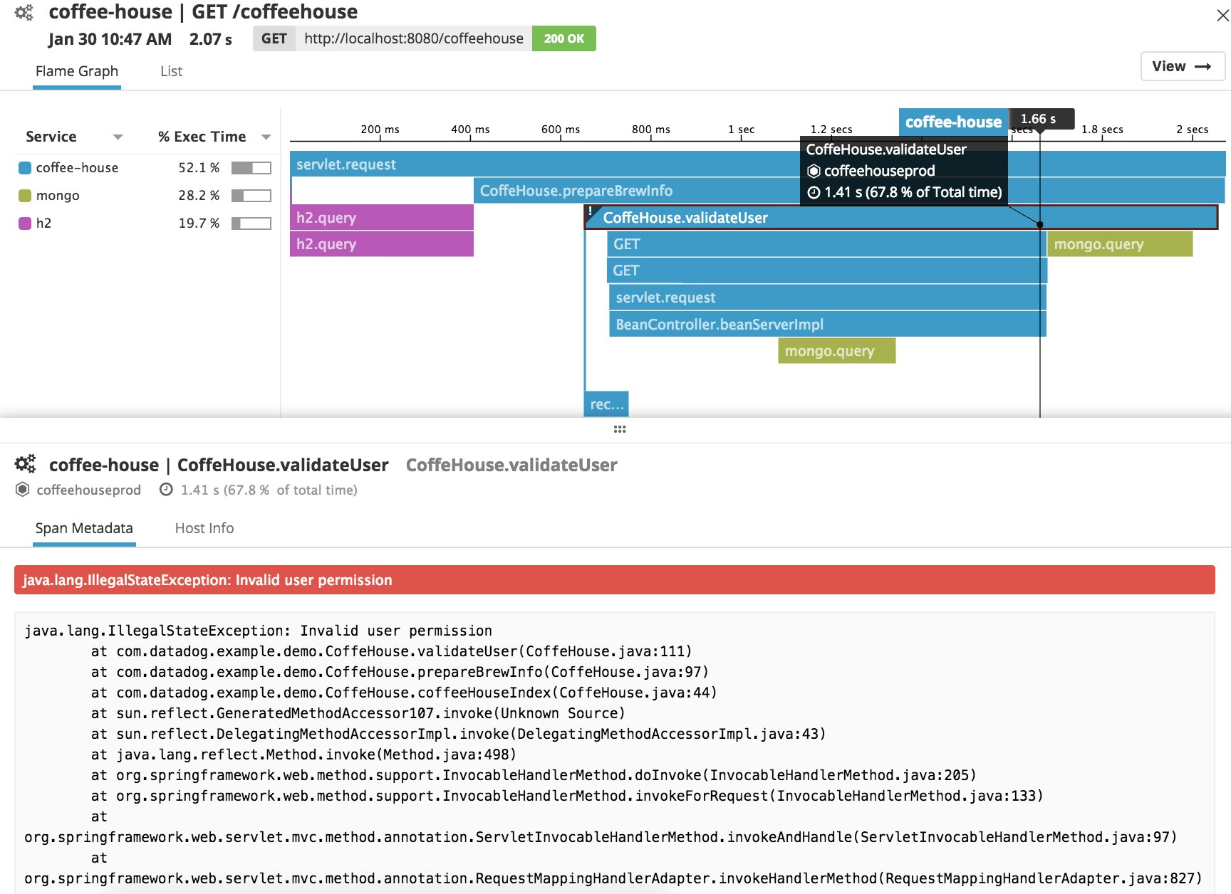 Java monitoring APM + host-level metrics Java monitoring APM + host-level metrics