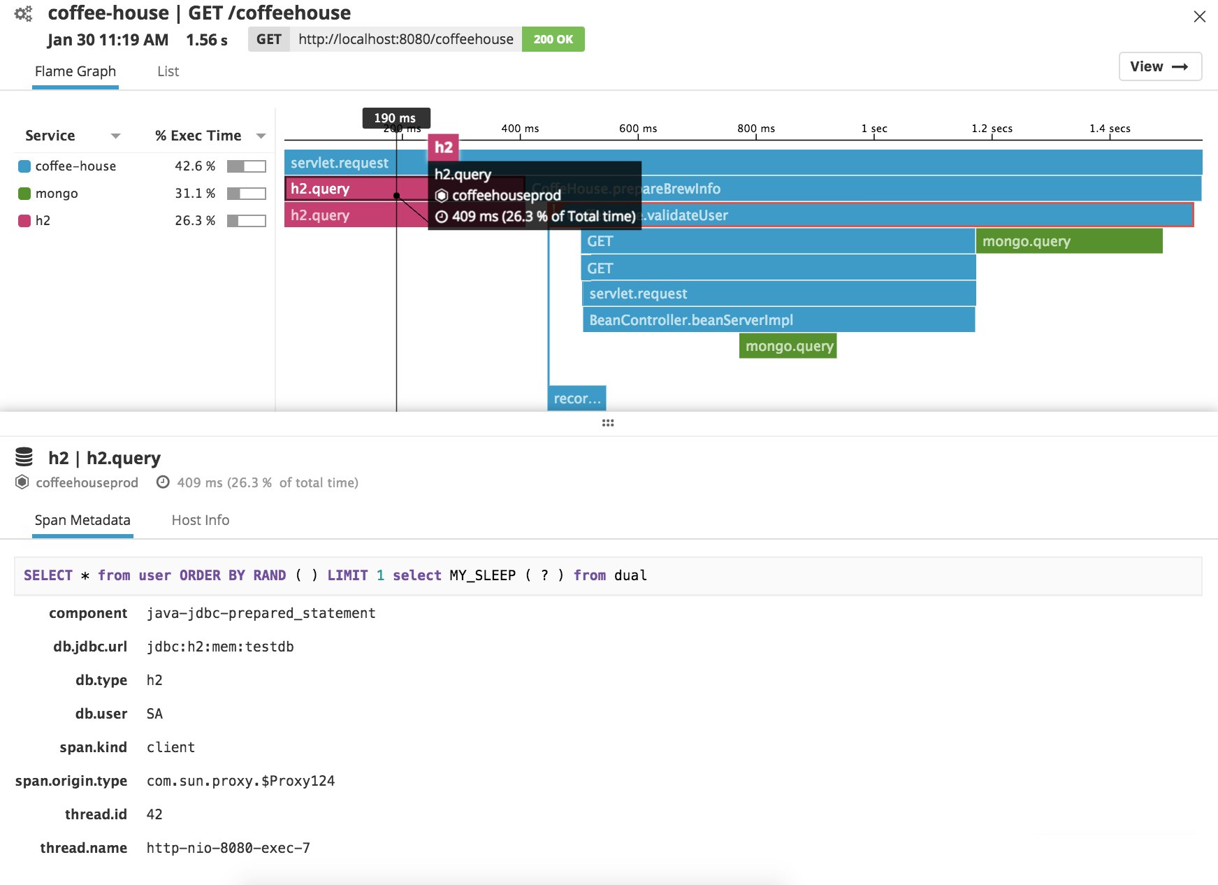 Java monitoring Datadog flame graph Java monitoring Datadog flame graph