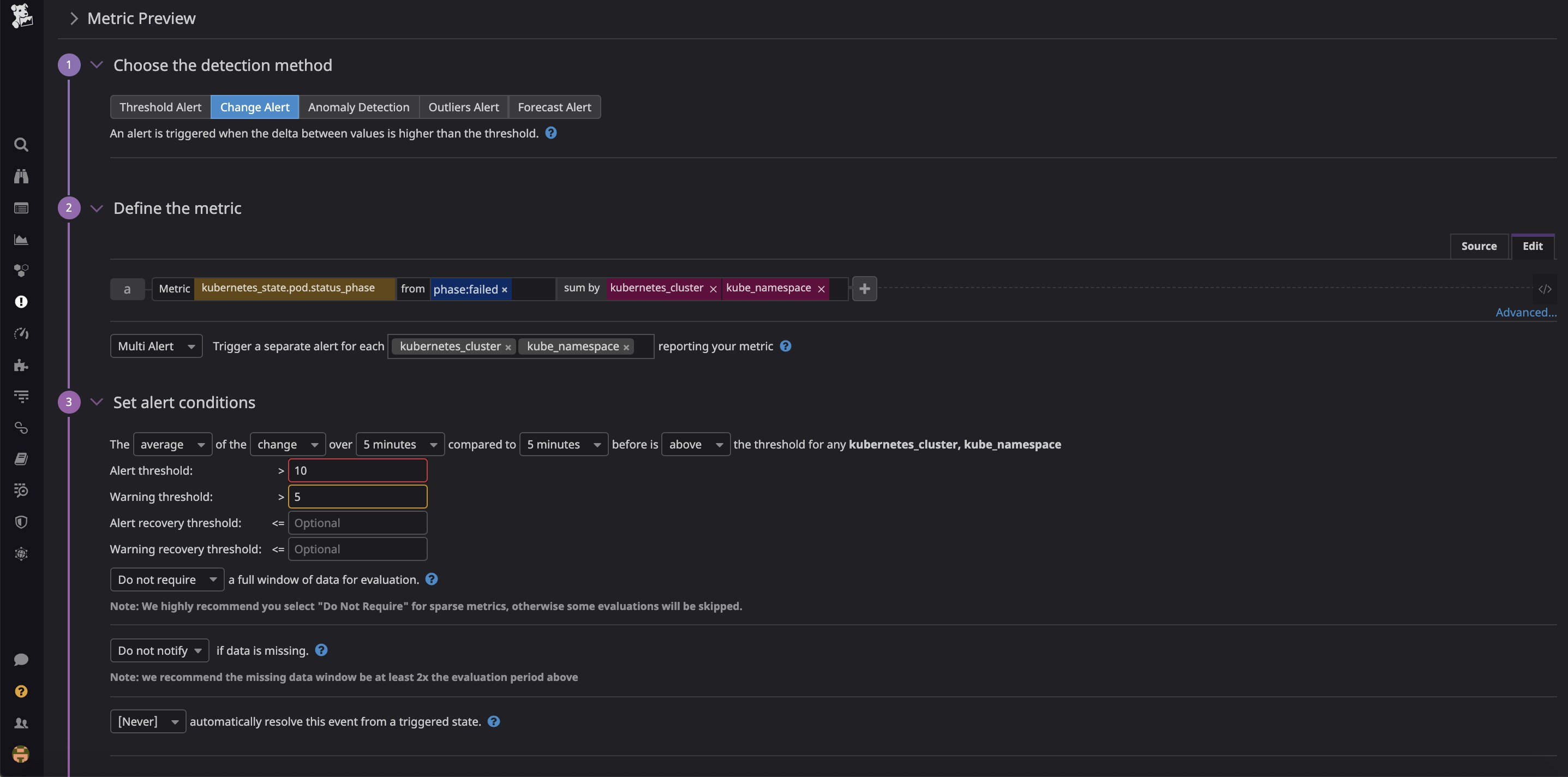 You can use your kube-state-metrics data to create alerts and stay on top of problems. You can use your kube-state-metrics data to create alerts and stay on top of problems.