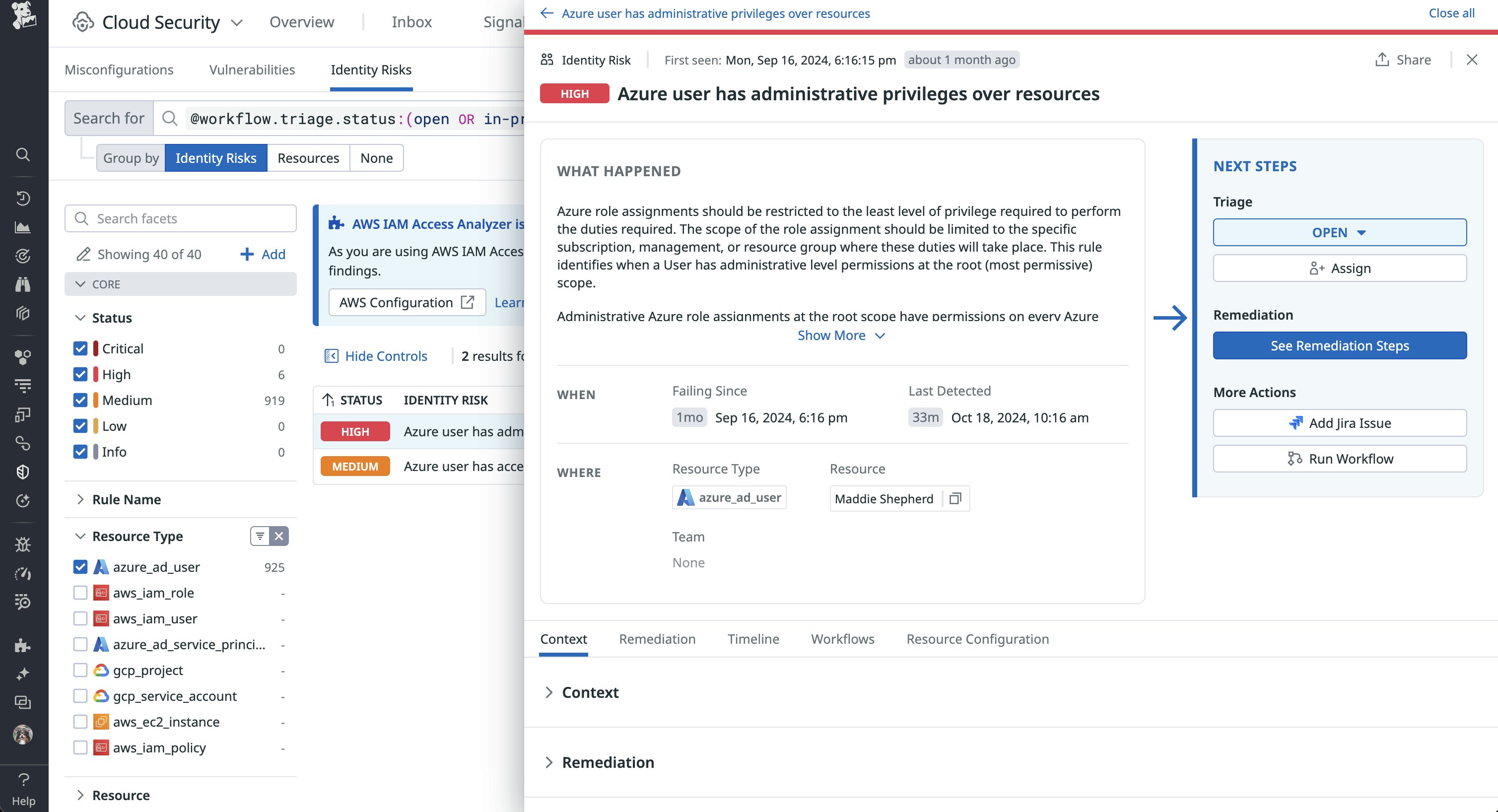 Signal for Azure user permissions Signal for Azure user permissions