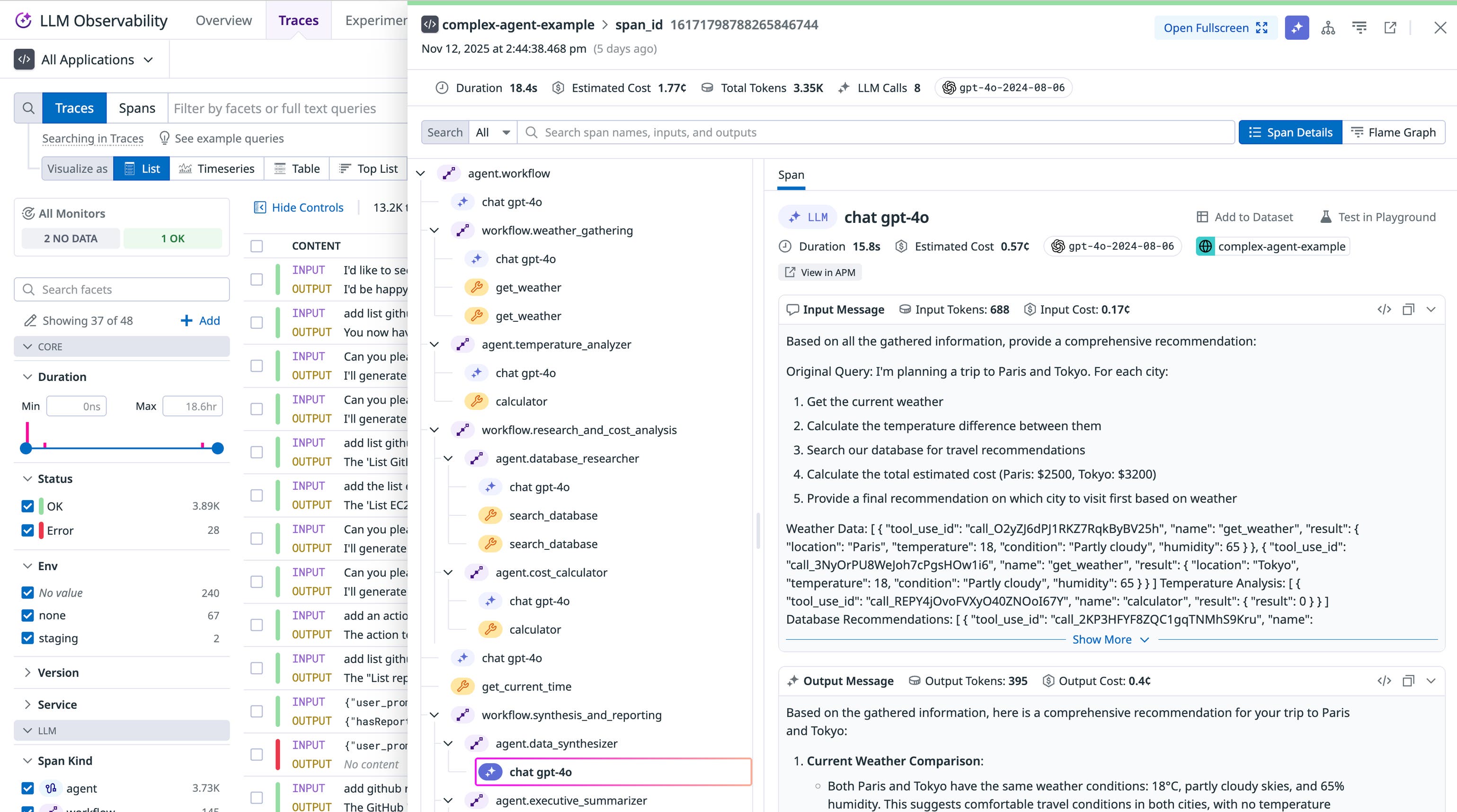 Datadog LLM Observability natively supports OpenTelemetry GenAI ...