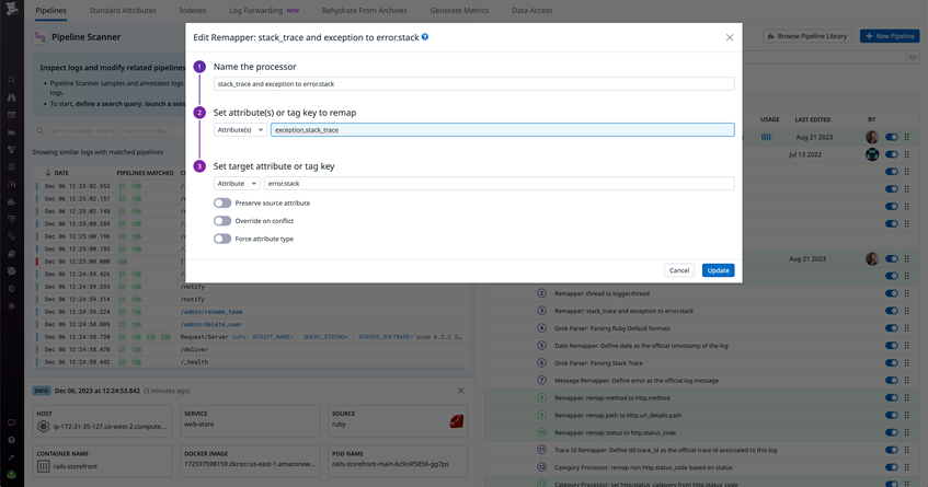 Investigate Your Log Processing With the Datadog Log Pipeline Scanner ...