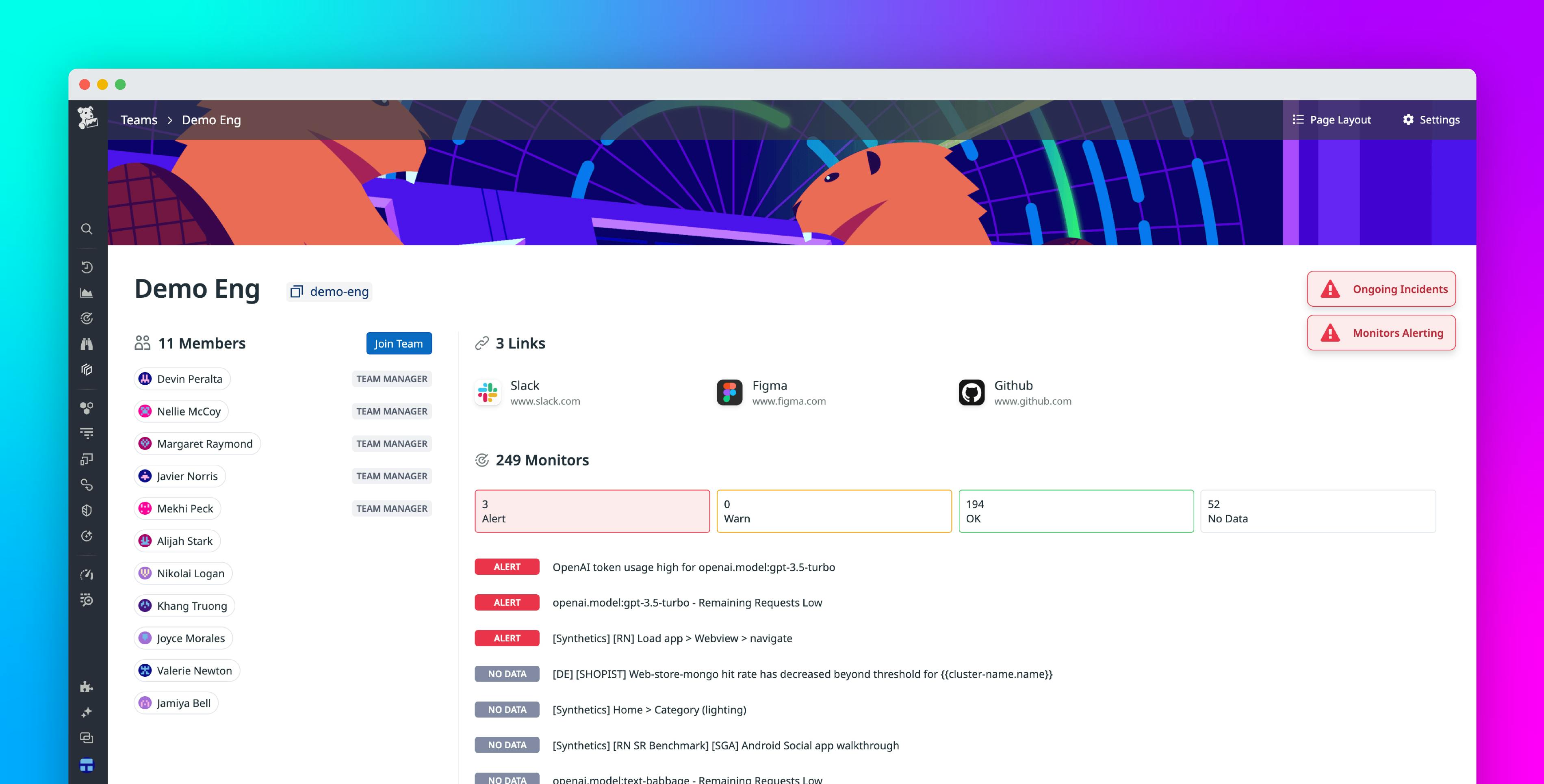 Manage your monitors more efficiently with Datadog Teams