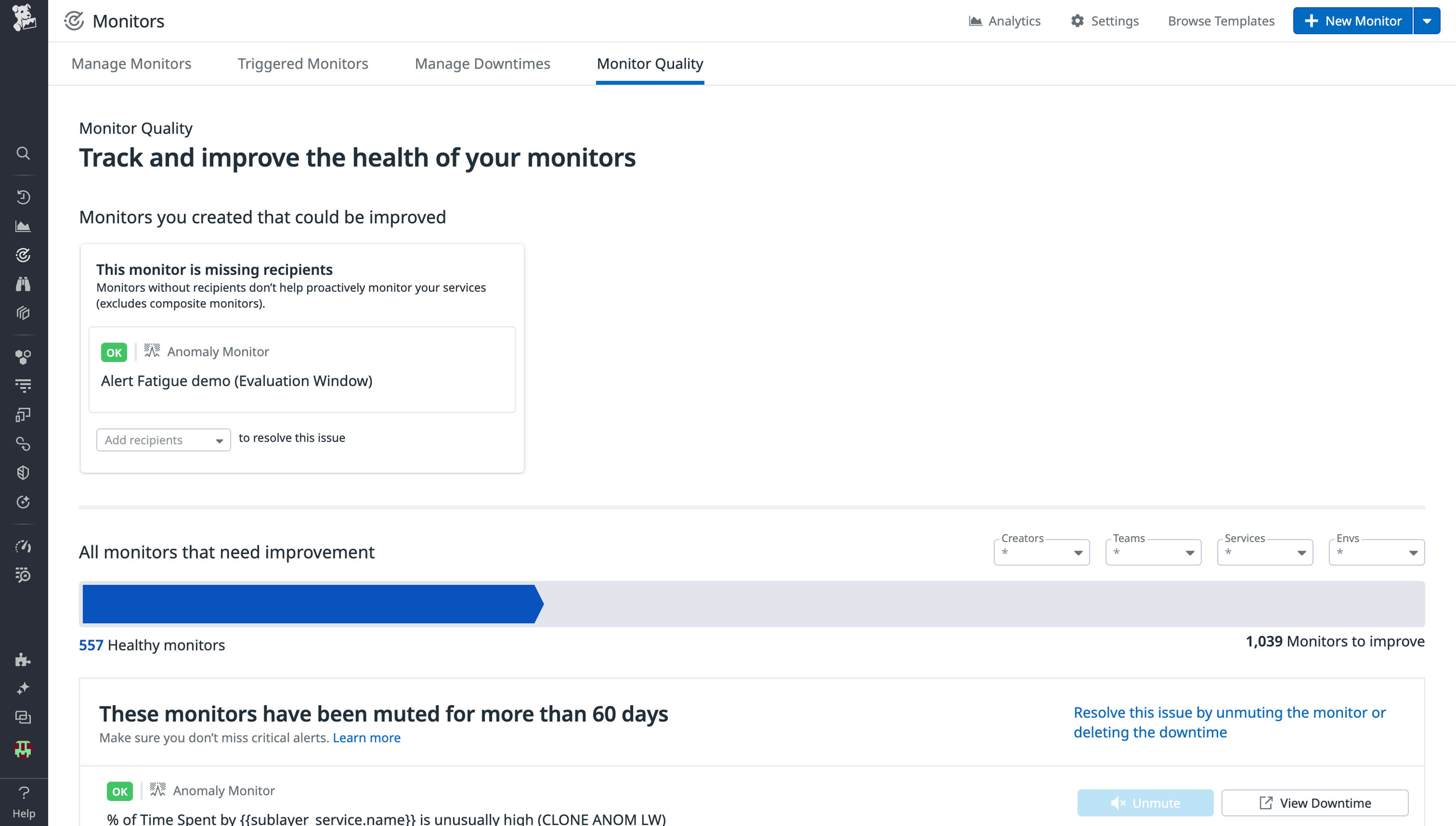 Manage your monitors more efficiently with Datadog Teams | Datadog