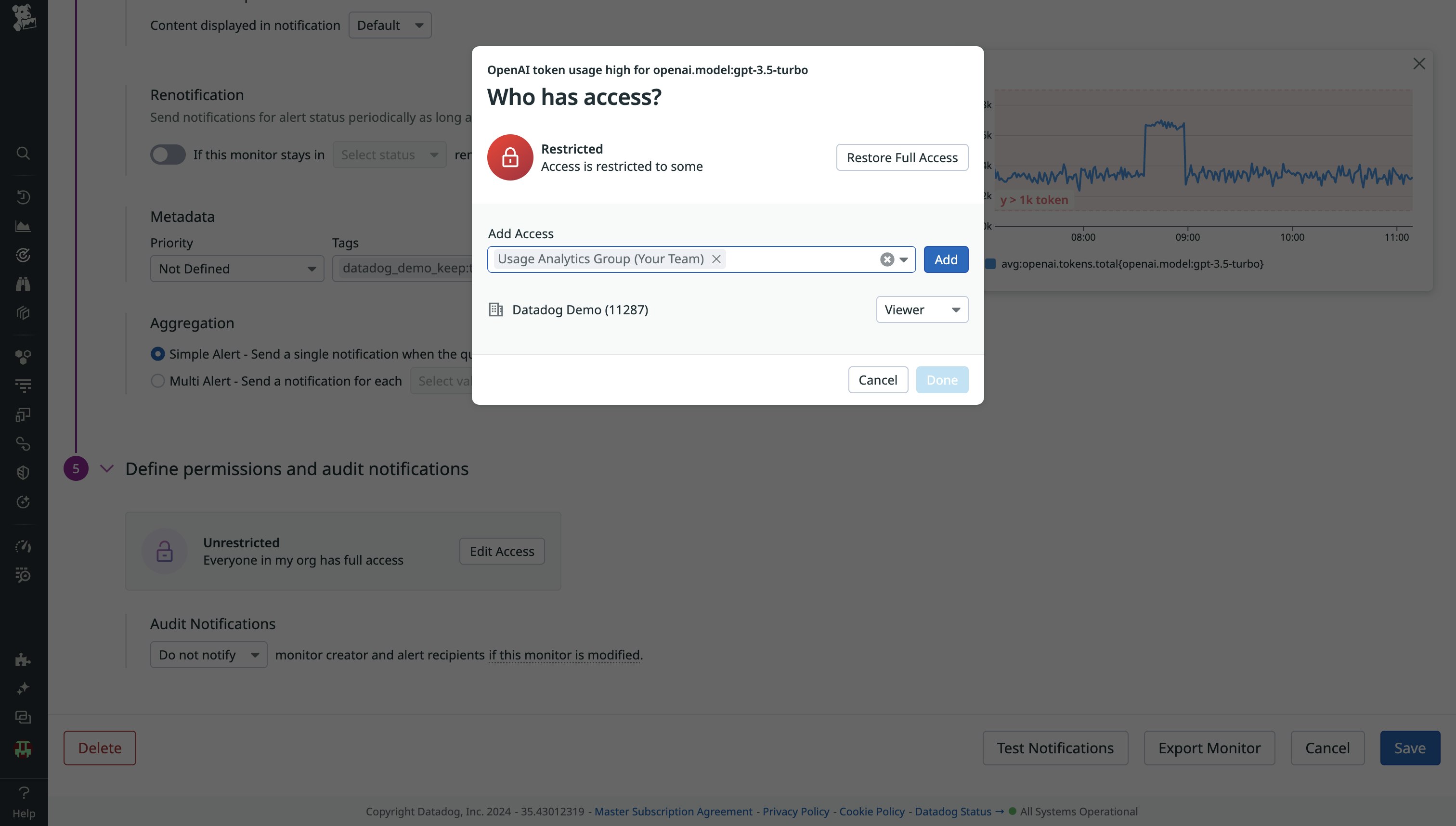 Control who has access to your monitors. Control who has access to your monitors.