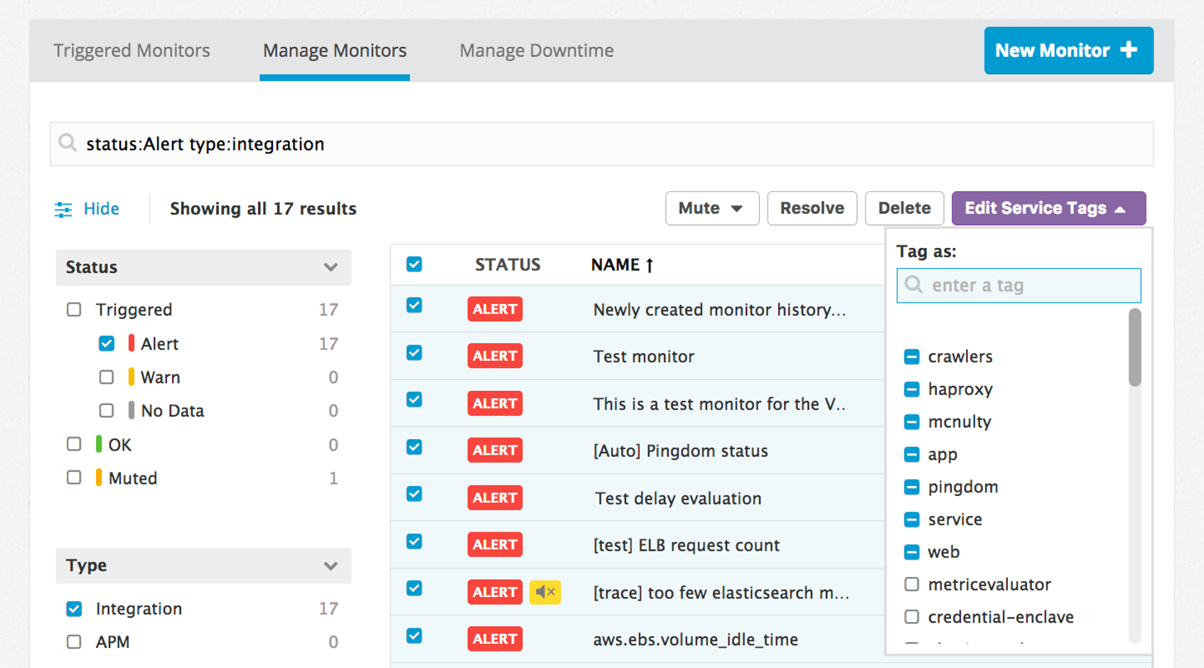 New in Datadog: Search, Filter, and Find Your Monitors Faster | Datadog