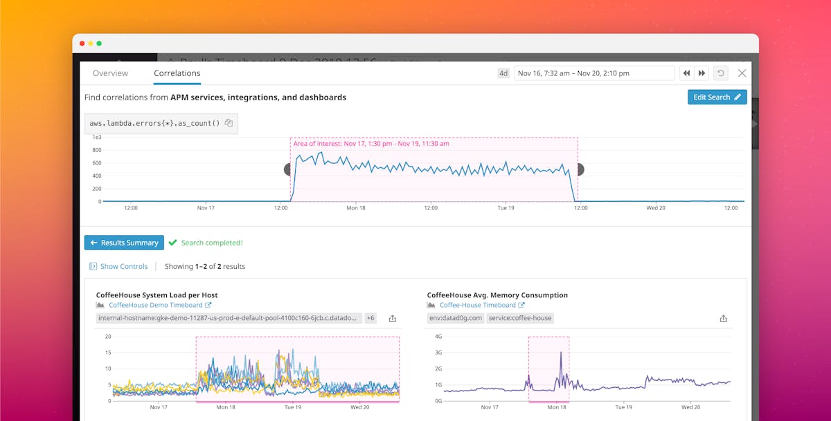 Speed up your root cause analysis with Metric Correlations