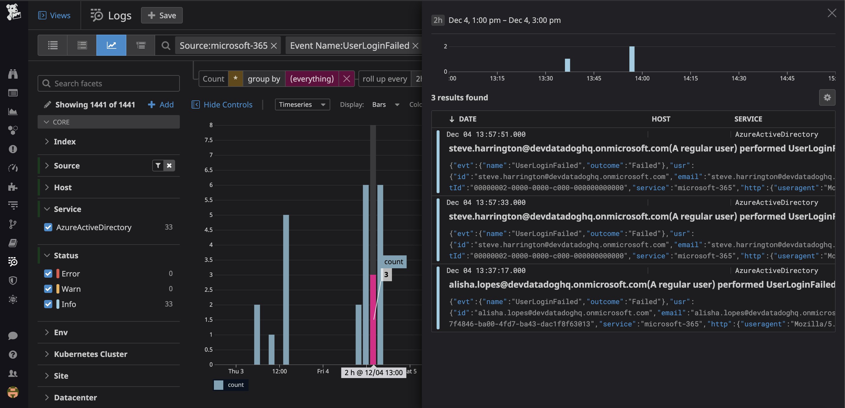 You can explore login failure logs in Log Analytics to spot potential brute force attacks. You can explore login failure logs in Log Analytics to spot potential brute force attacks.