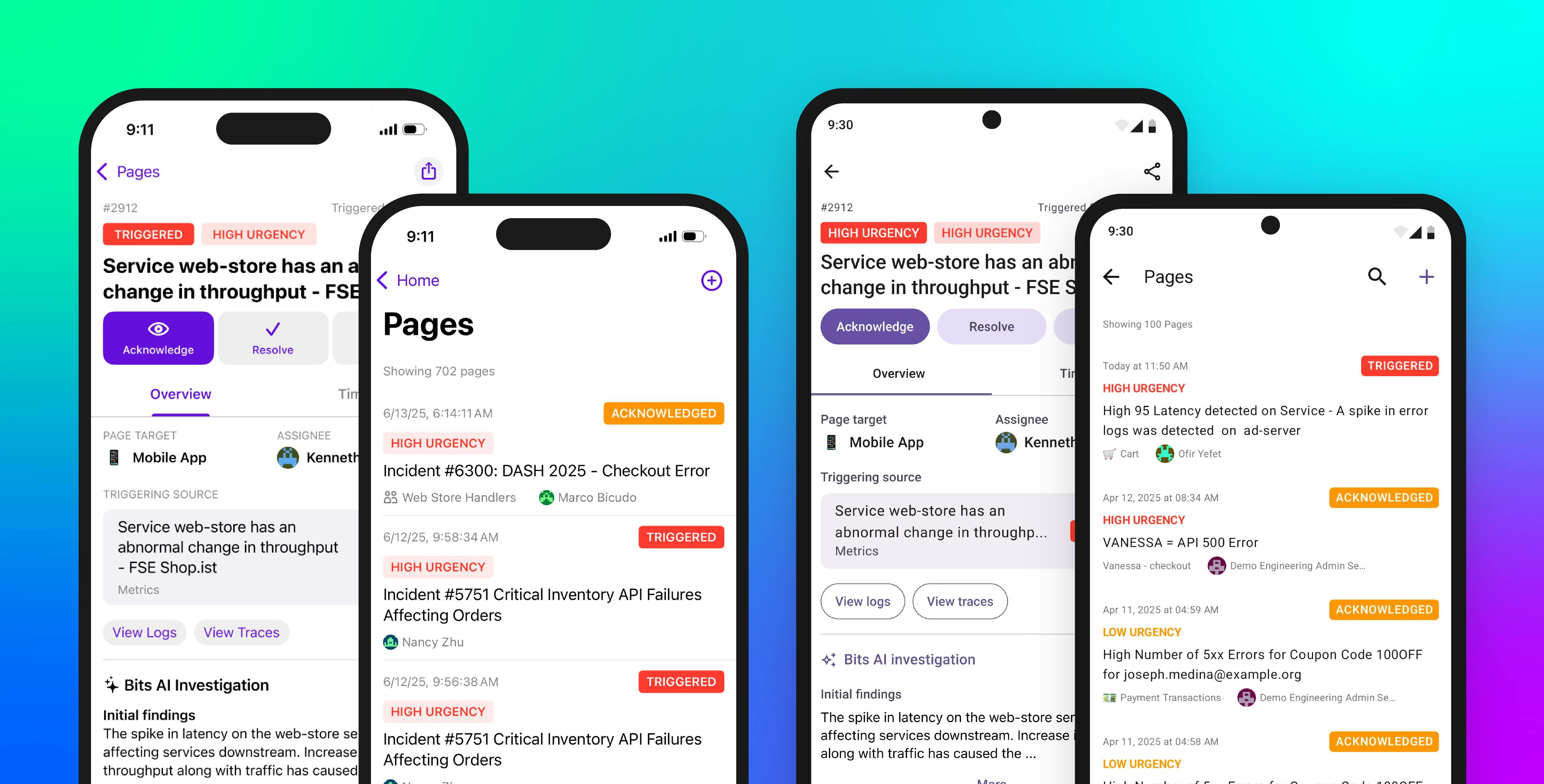 Reduce your mean time to repair with the Datadog mobile app