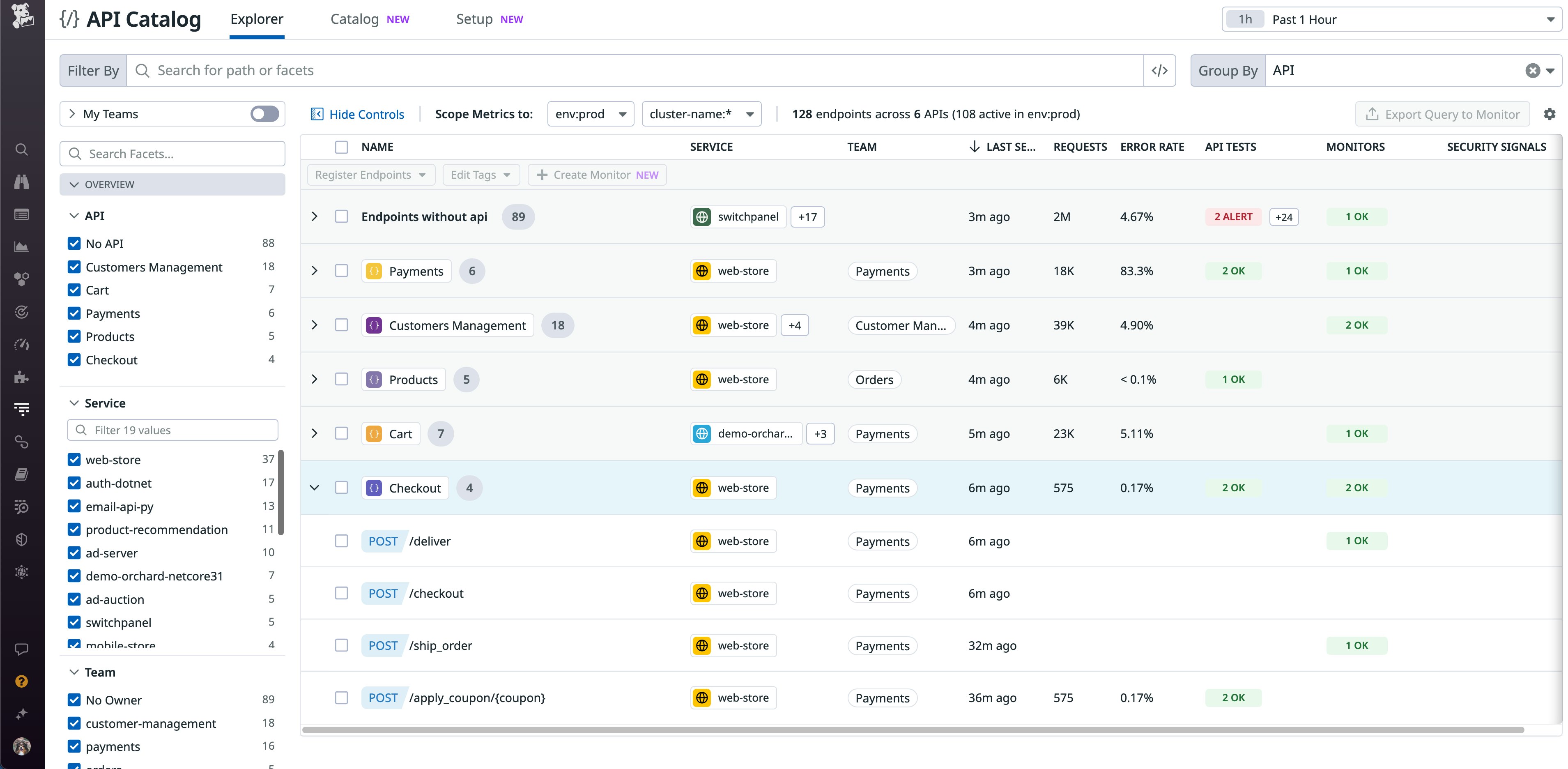 API Catalog Explorer API Catalog Explorer