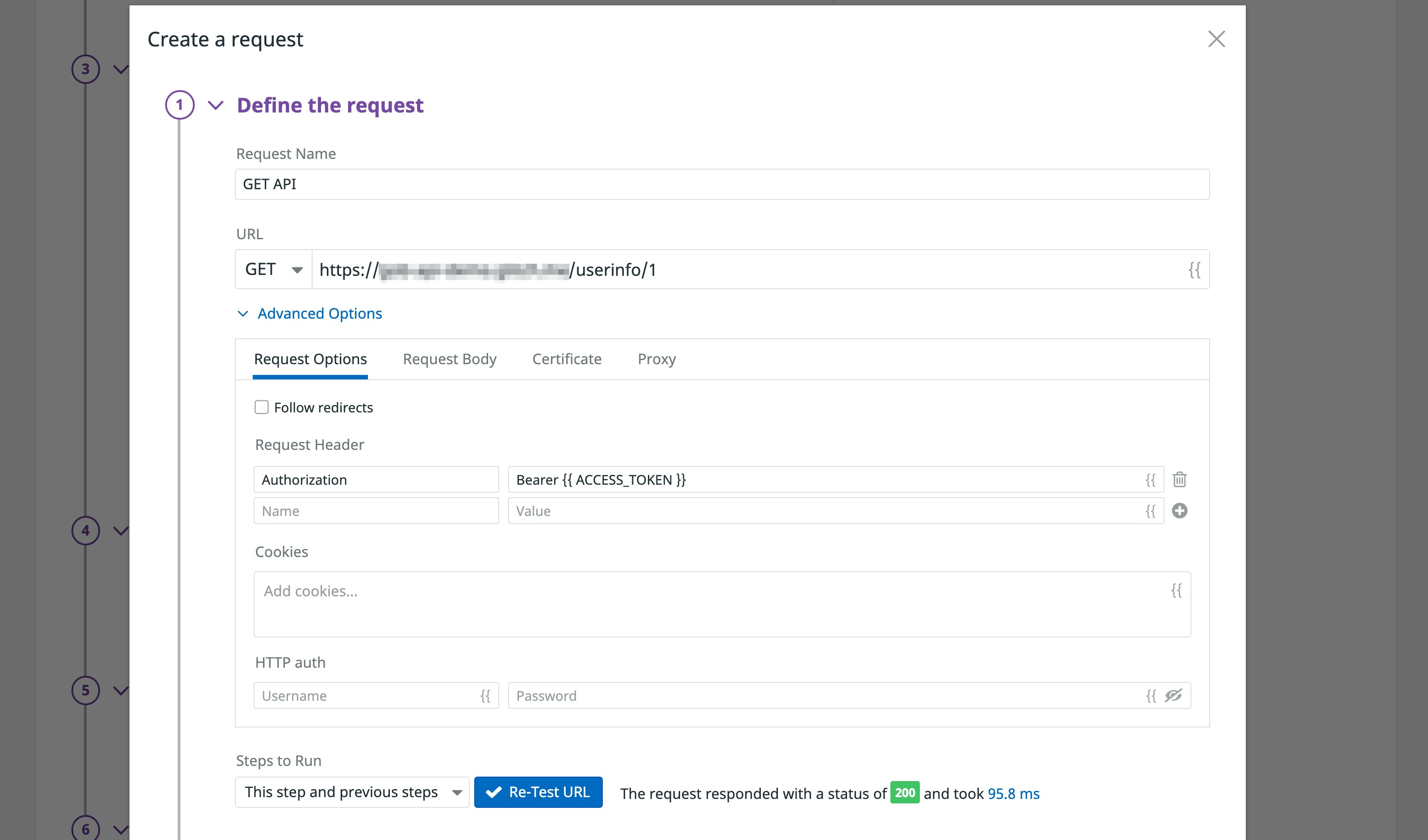 Chain requests using variables in response headers Chain requests using variables in response headers