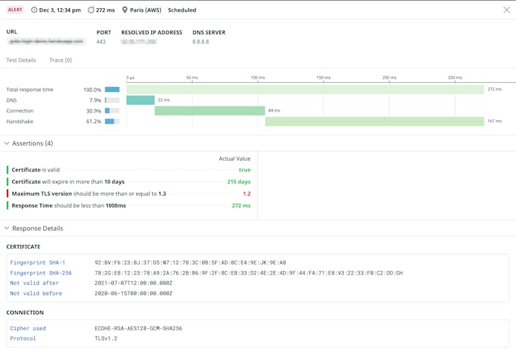 Ensure connections to your services are secure