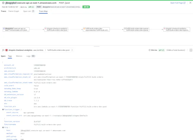 blog/monitor-aws-fully-managed-services-datadog-serverless-monitoring/aws-fully-managed-services-serverless-monitoring-trace_map_edited.png