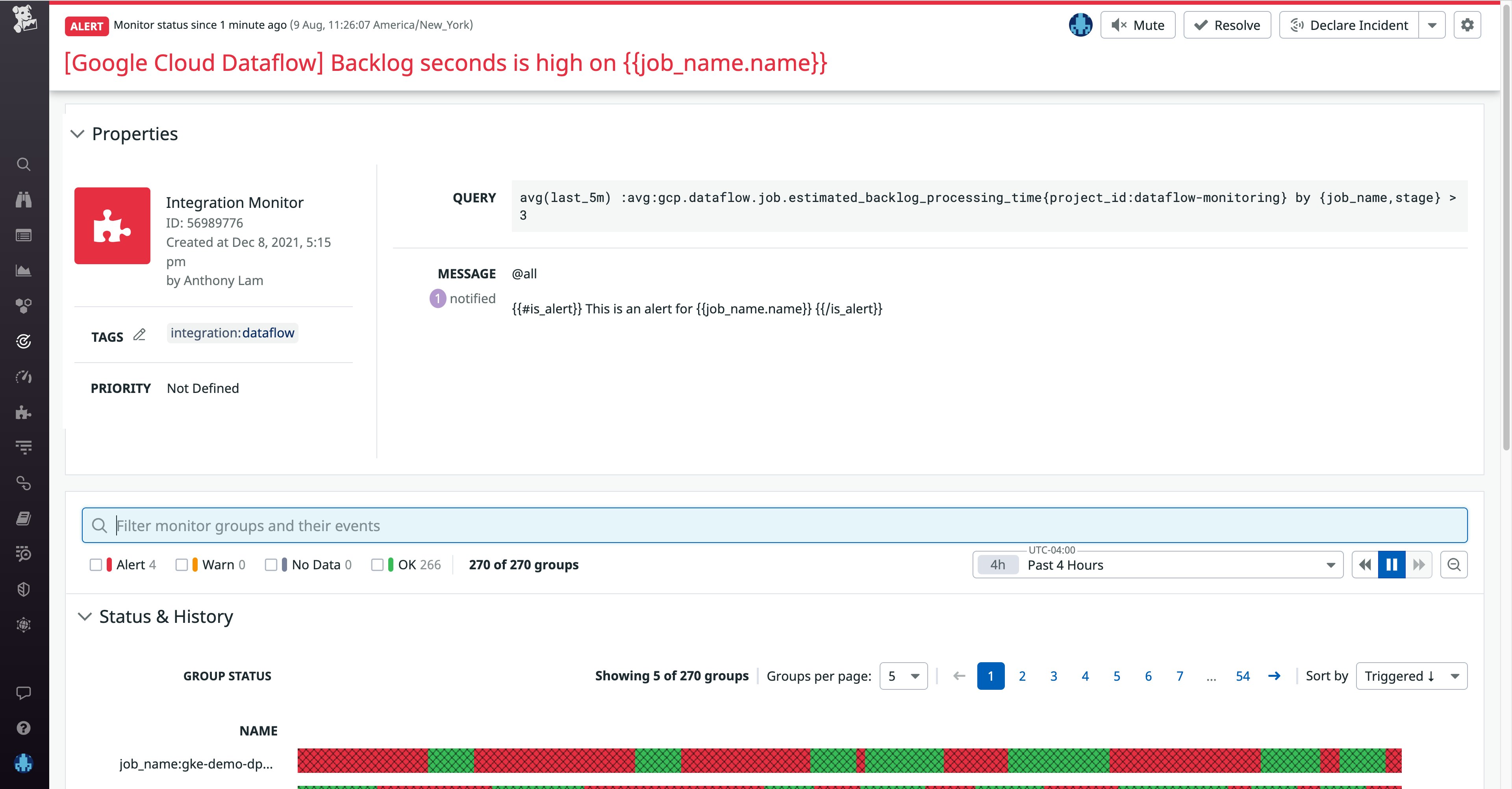 Create or leverage preconfigured monitors for your Dataflow pipelines Create or leverage preconfigured monitors for your Dataflow pipelines
