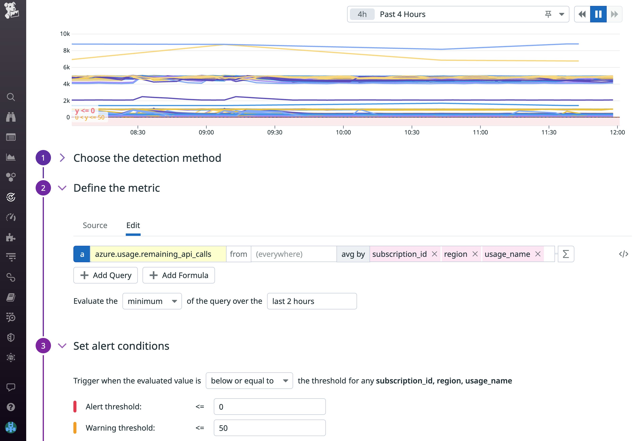 Implement preconfigured alerts on common Azure issues with recommended monitors. Implement preconfigured alerts on common Azure issues with recommended monitors.