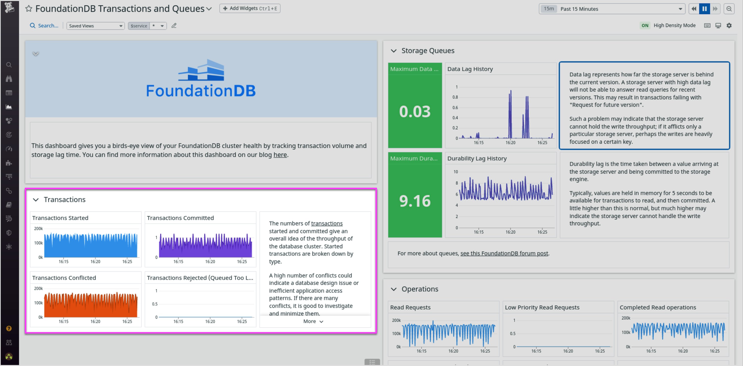 View your FoundationDB transactions View your FoundationDB transactions