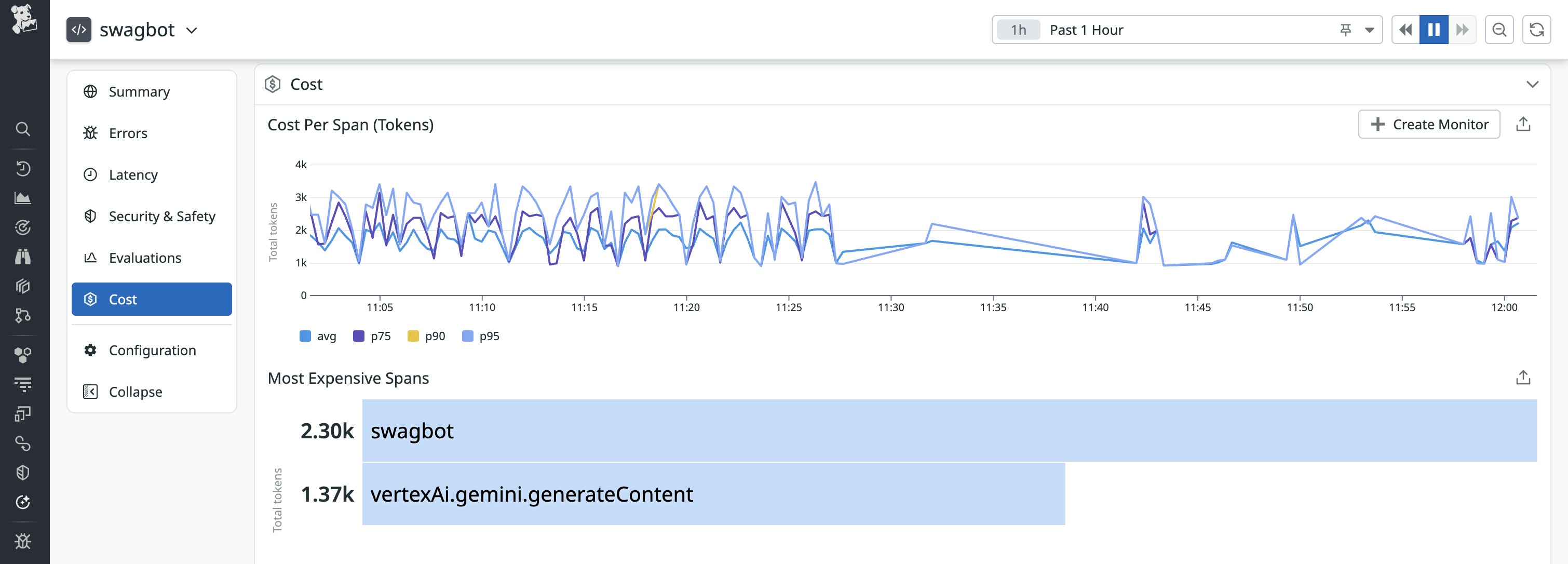View Google Gemini cost insights in Datadog View Google Gemini cost insights in Datadog