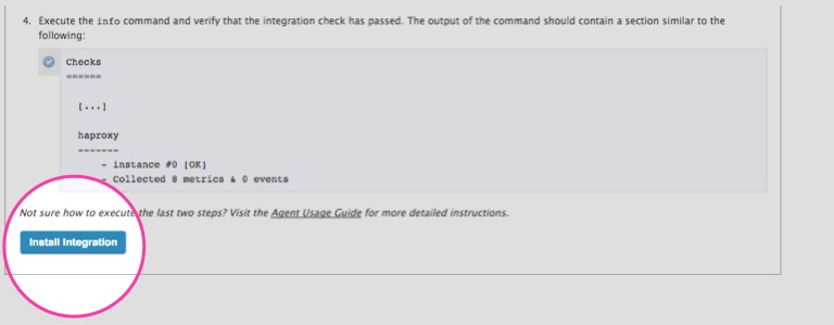 Install the integration Install the integration