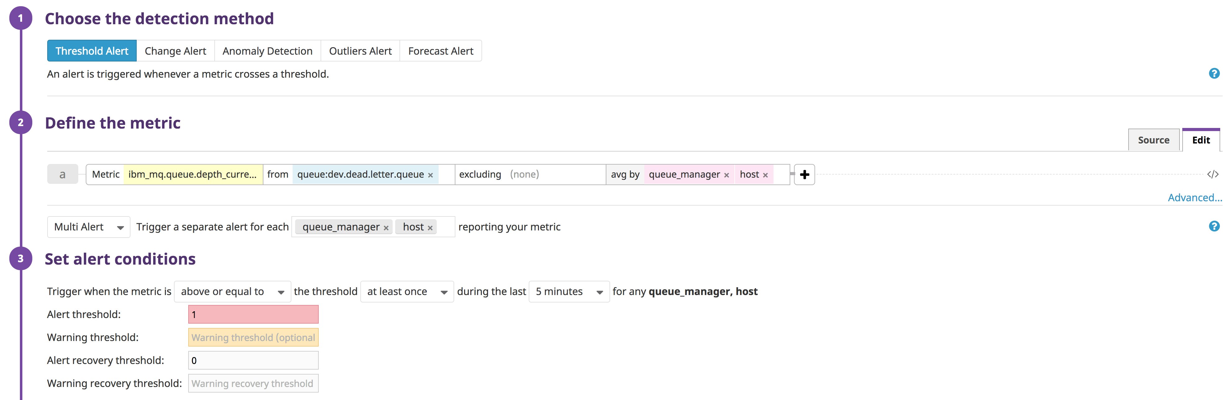 Alert on IBM MQ metrics with Datadog Alert on IBM MQ metrics with Datadog