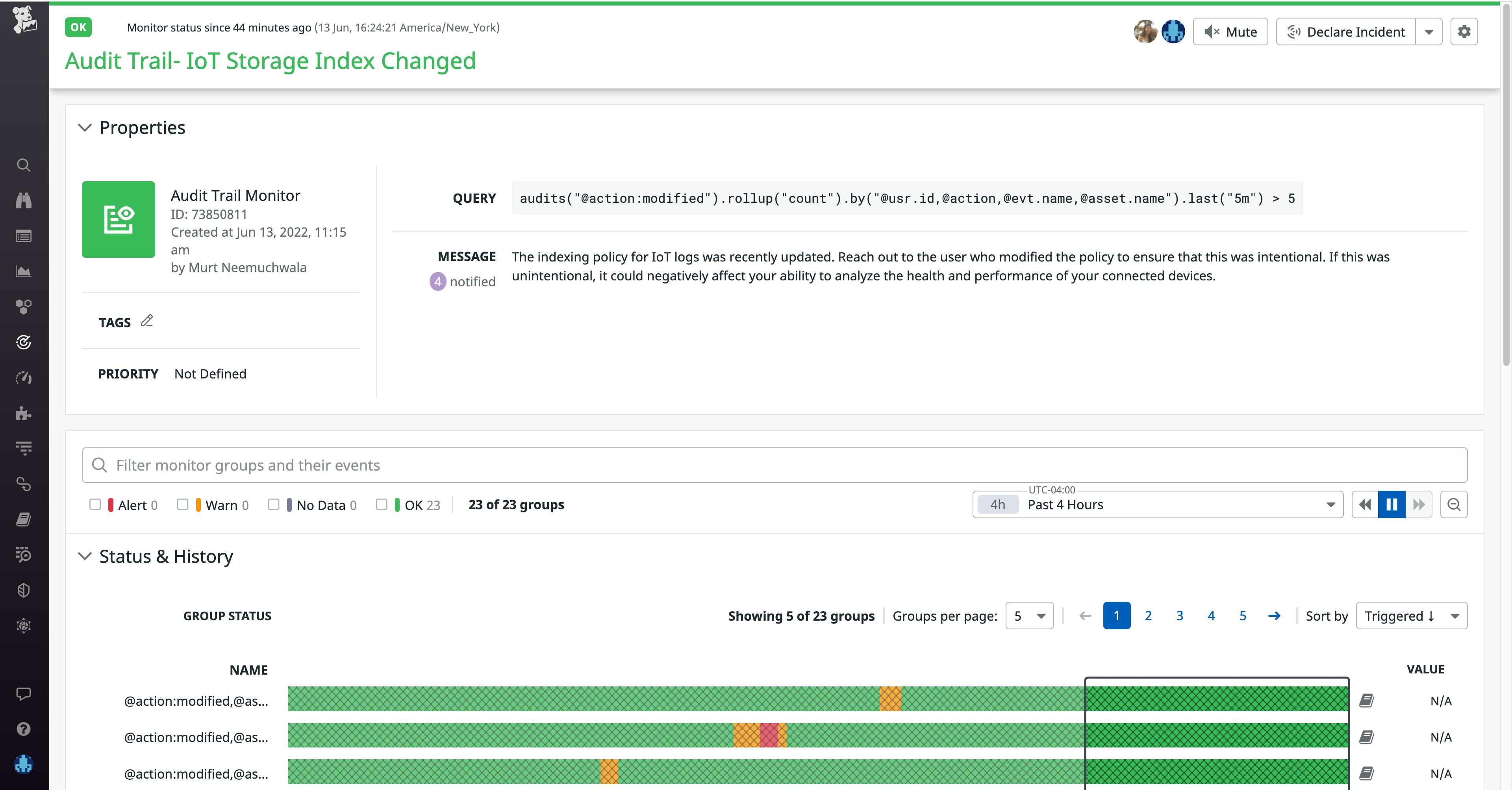 Use Audit Trail to build transparency around how users interact with your IoT devices Use Audit Trail to build transparency around how users interact with your IoT devices
