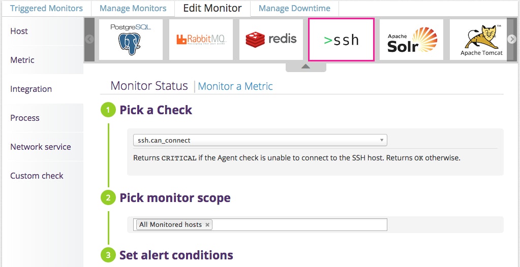 monitor SSH alert setup monitor SSH alert setup