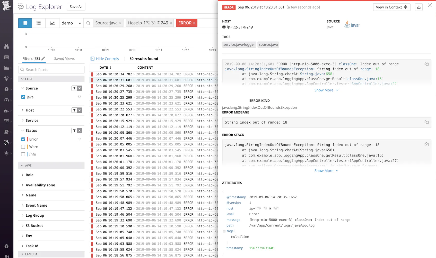 How to Collect and Manage All of Your Multi-Line Logs | Datadog