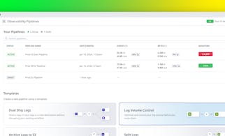 Control your log volumes with Datadog Observability Pipelines