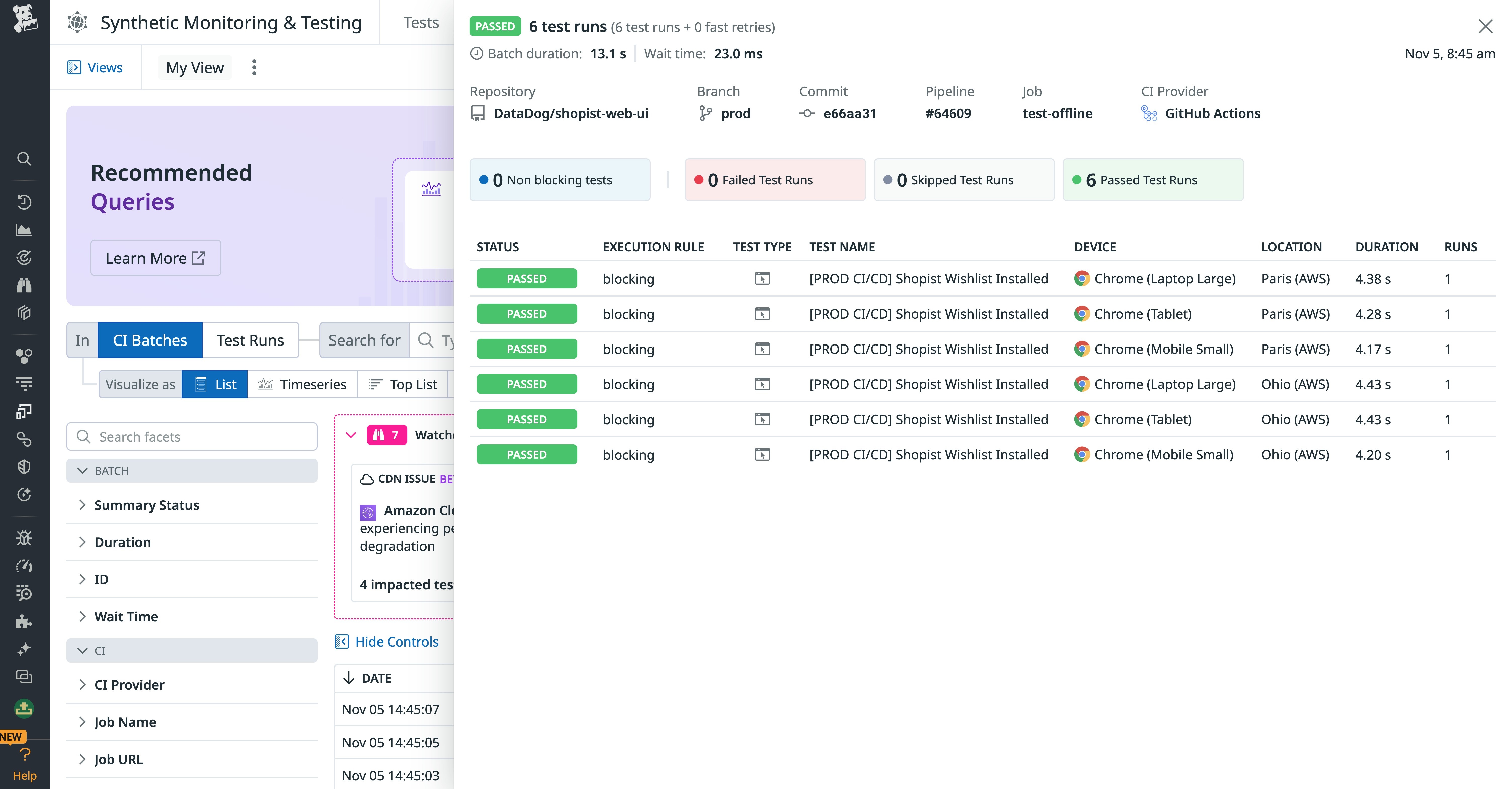 Tracking offline tests for a progressive web application Tracking offline tests for a progressive web application