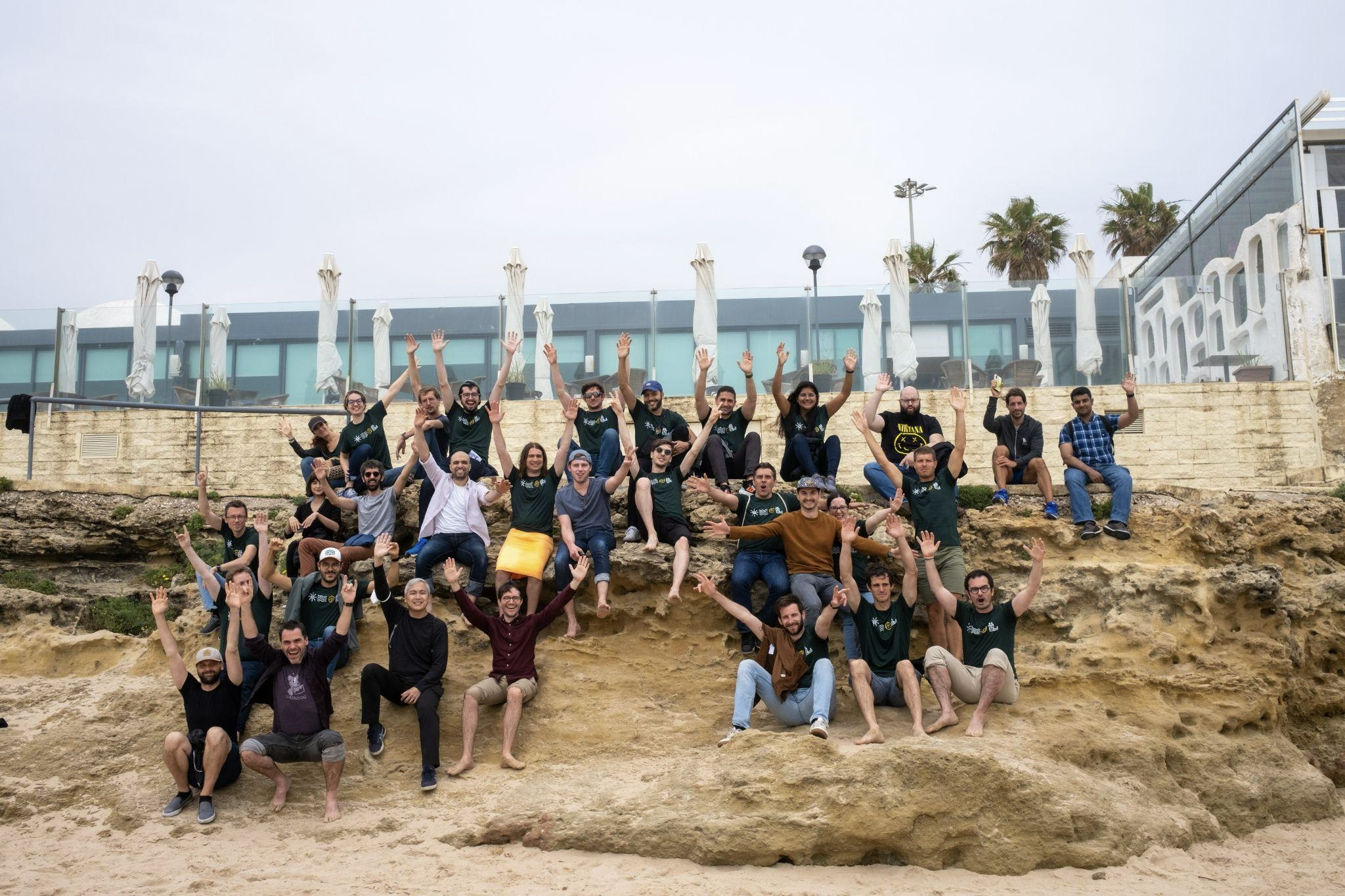 The first Datadog employees with the new Lisbon engineering hub. The first Datadog employees with the new Lisbon engineering hub.