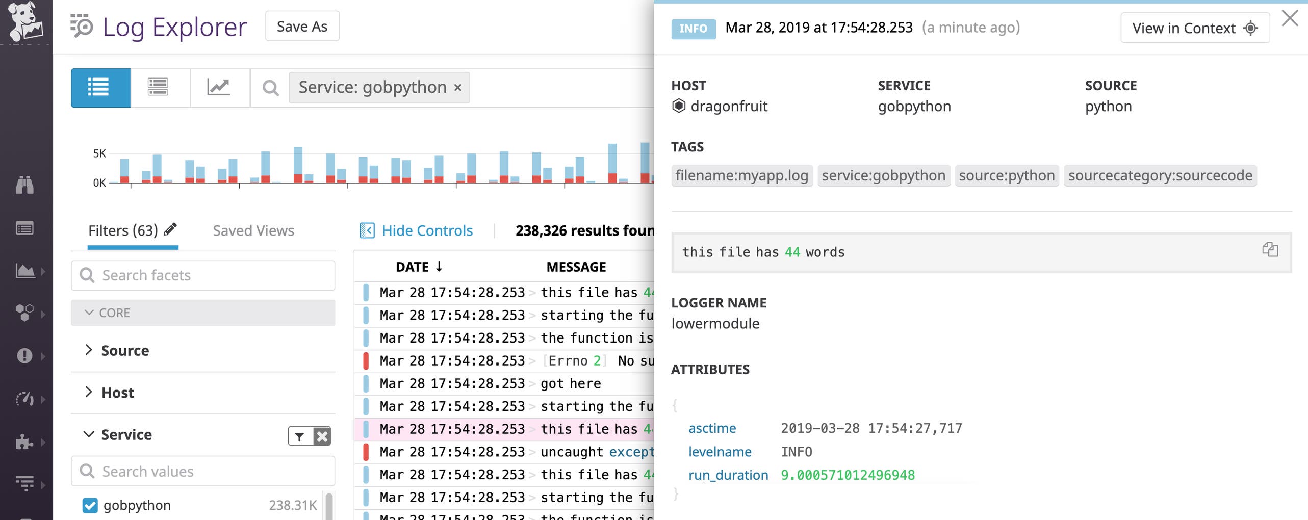 Python logging formats: How to collect and centralize Python logs | Datadog