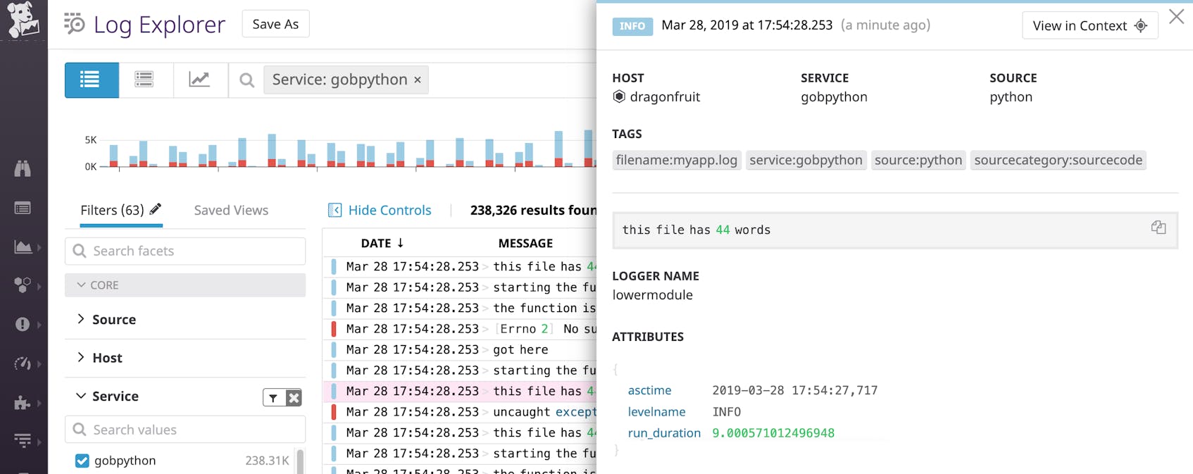 Python Logging Formats: How to Collect and Centralize Python Logs | Datadog