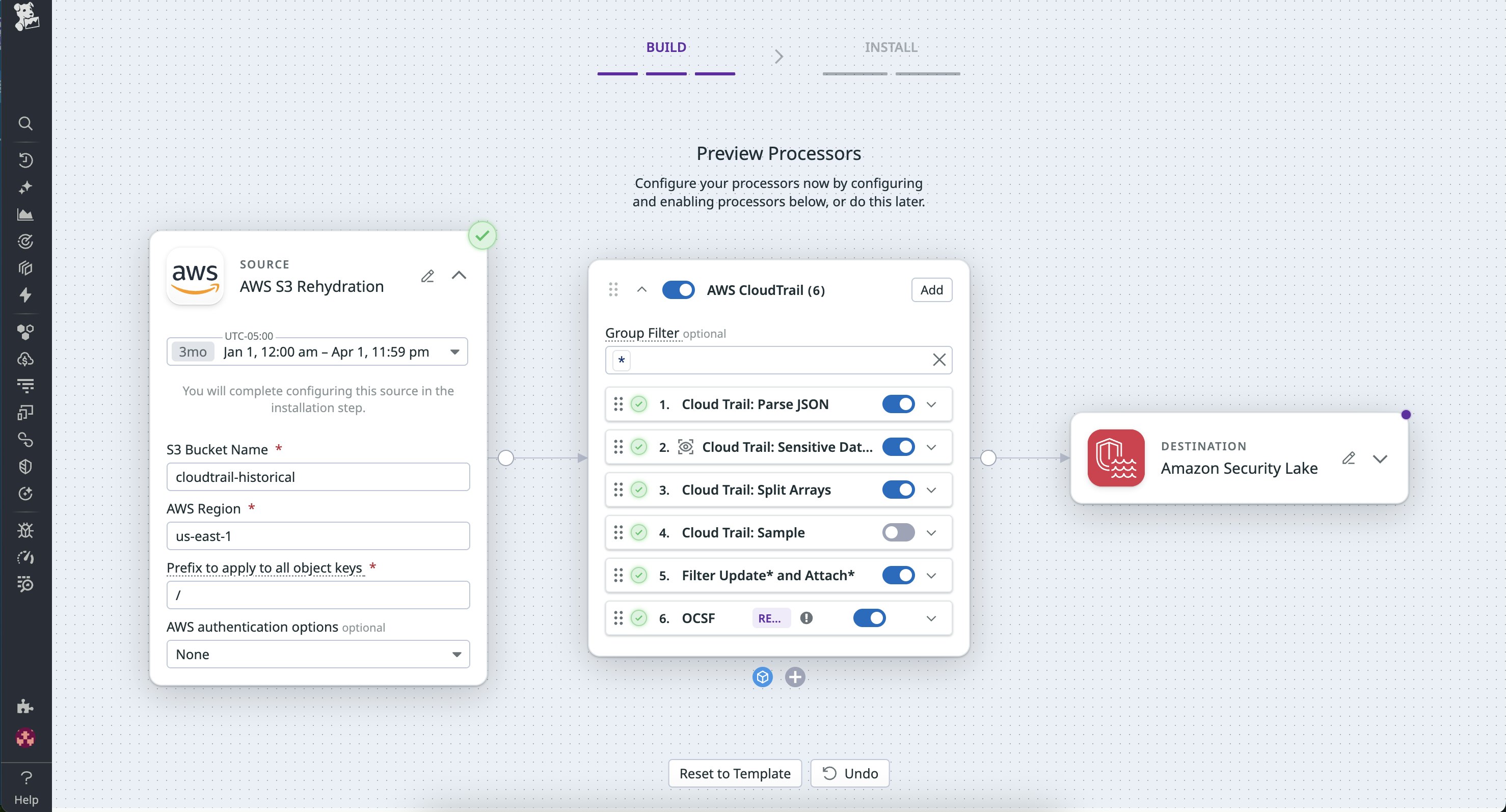 Rehydrate AWS CloudTrail events with Observability Pipelines. Rehydrate AWS CloudTrail events with Observability Pipelines.