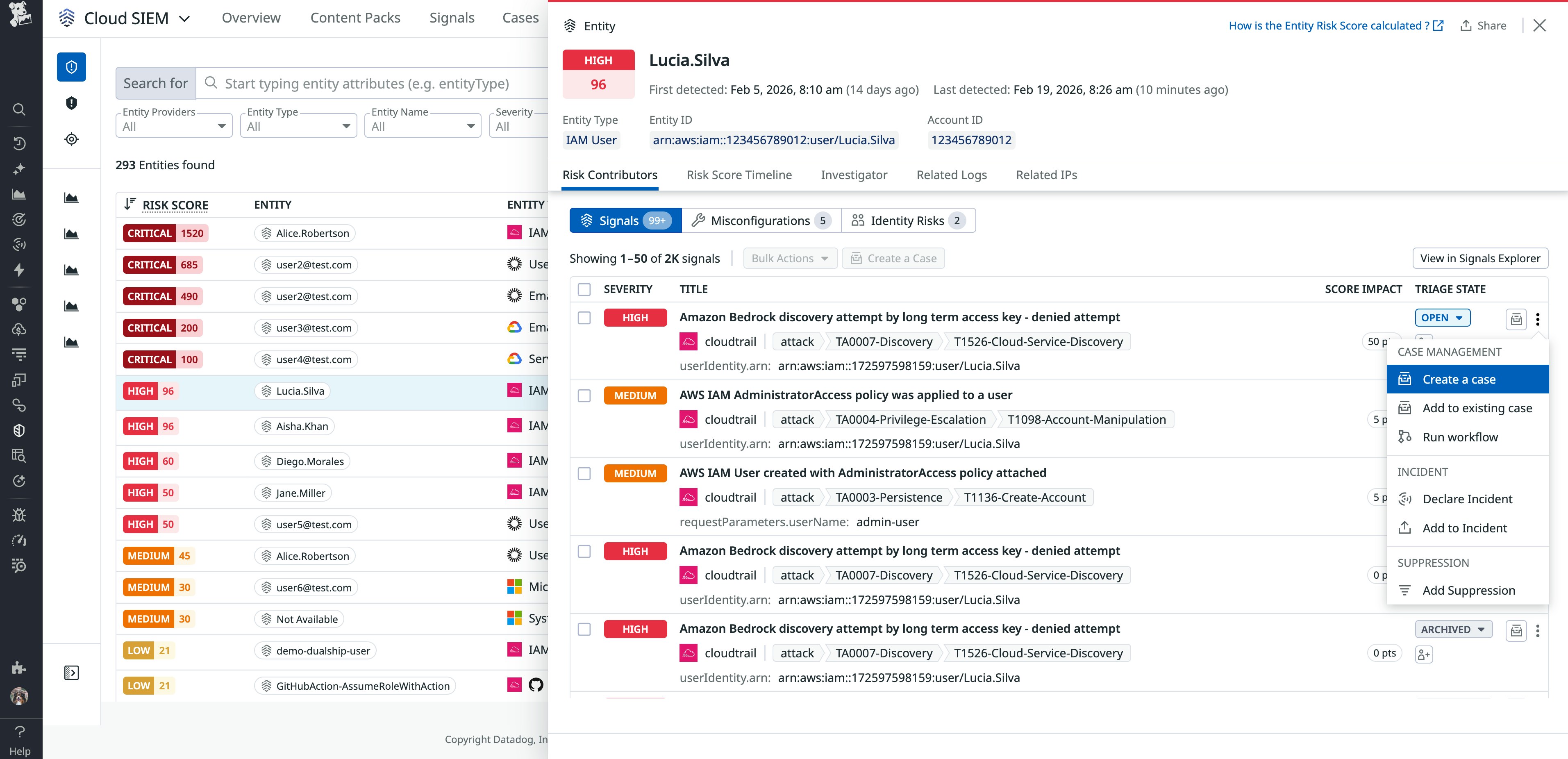 You can execute bulk actions on entities for faster remediation. You can execute bulk actions on entities for faster remediation.