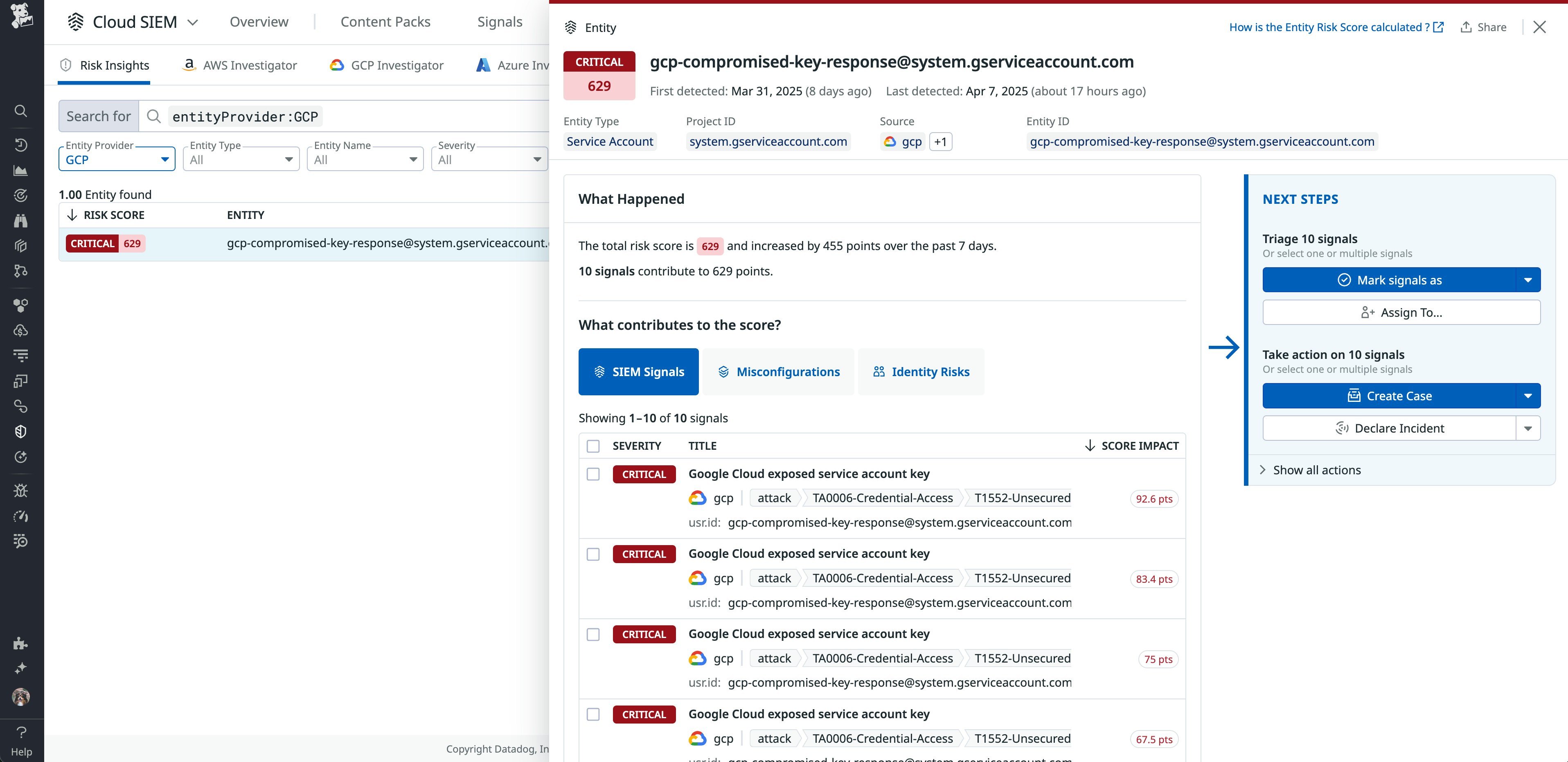 Entities Side Panel Entities Side Panel