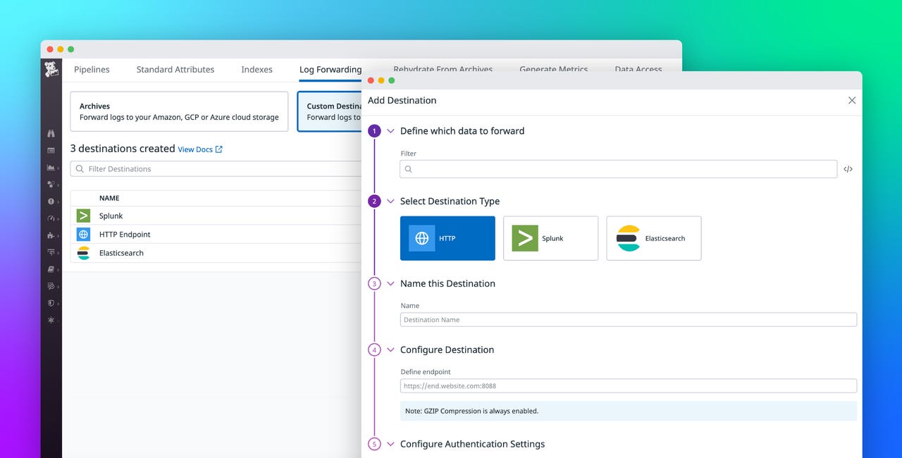 Route Logs to Third-Party Systems With Datadog Log Forwarding | Datadog