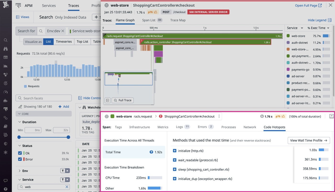 use Code Hotspots to uncover potential bottlenecks. use Code Hotspots to uncover potential bottlenecks.